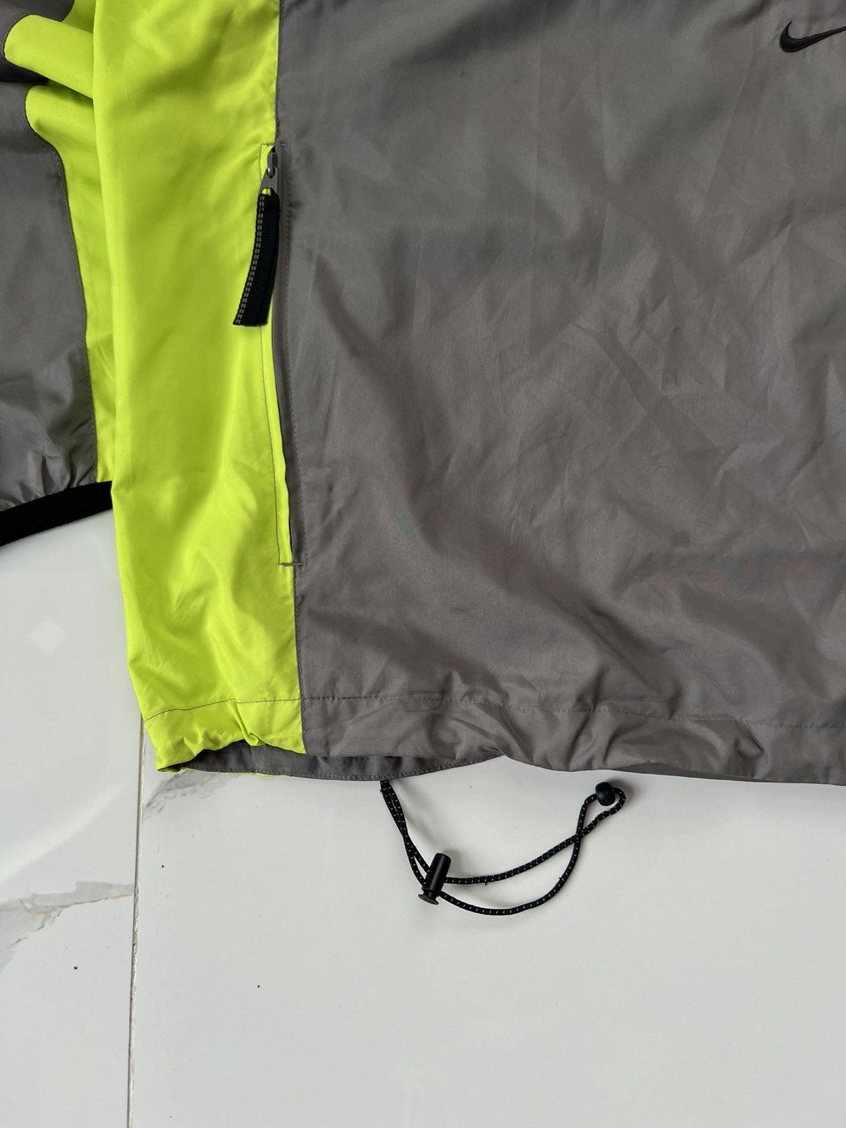 Nike × Vintage 90’s NIKE CENTR SWOOSH 1/2 HALF ZIP ANORAK TRACK JACKET Y2K Size US L / EU 52-54 / 3 - 4 Thumbnail