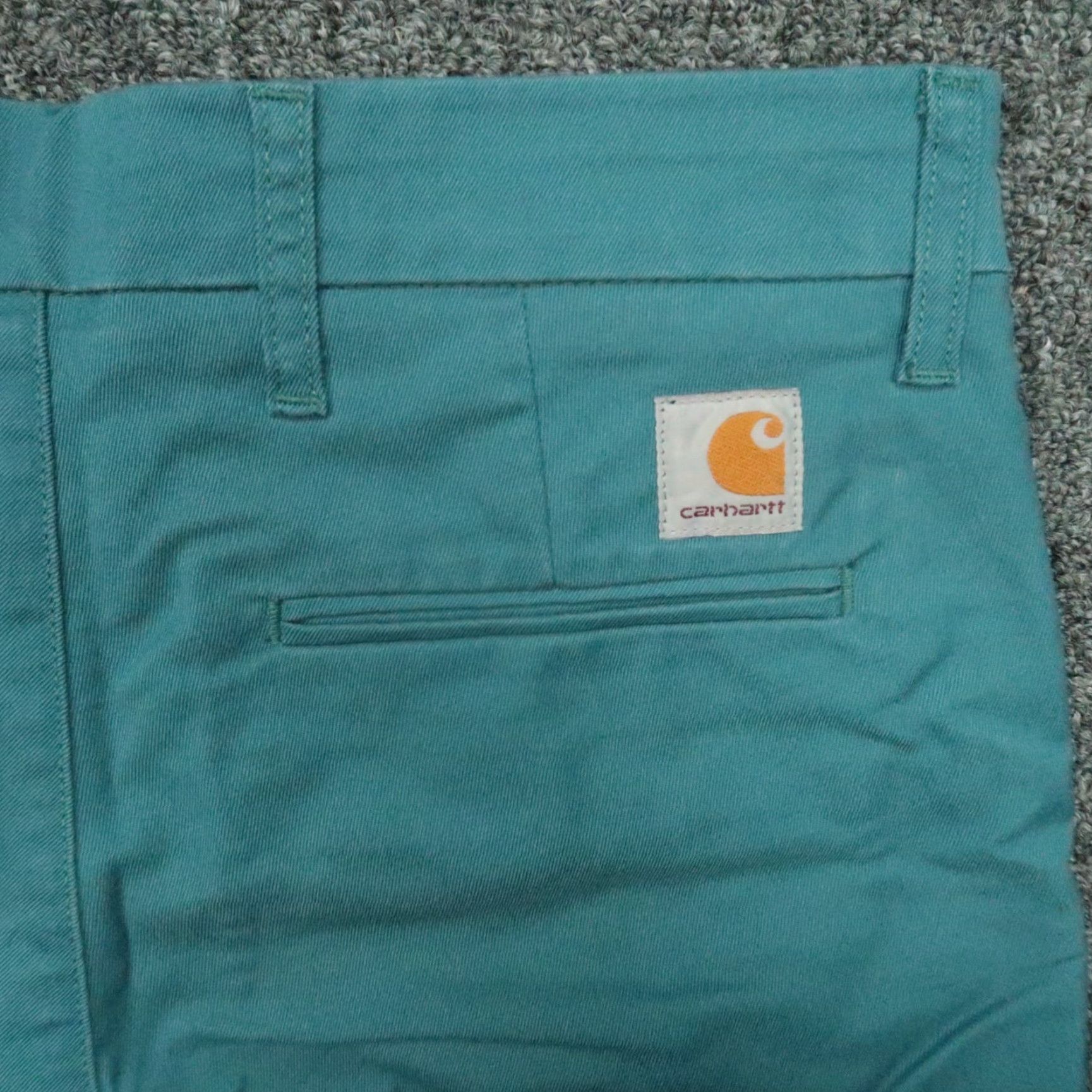 Carhartt Carhartt Pants 30x32 Blue Sid WIP Straight Stretch Mens Size US 30 / EU 46 - 5 Thumbnail