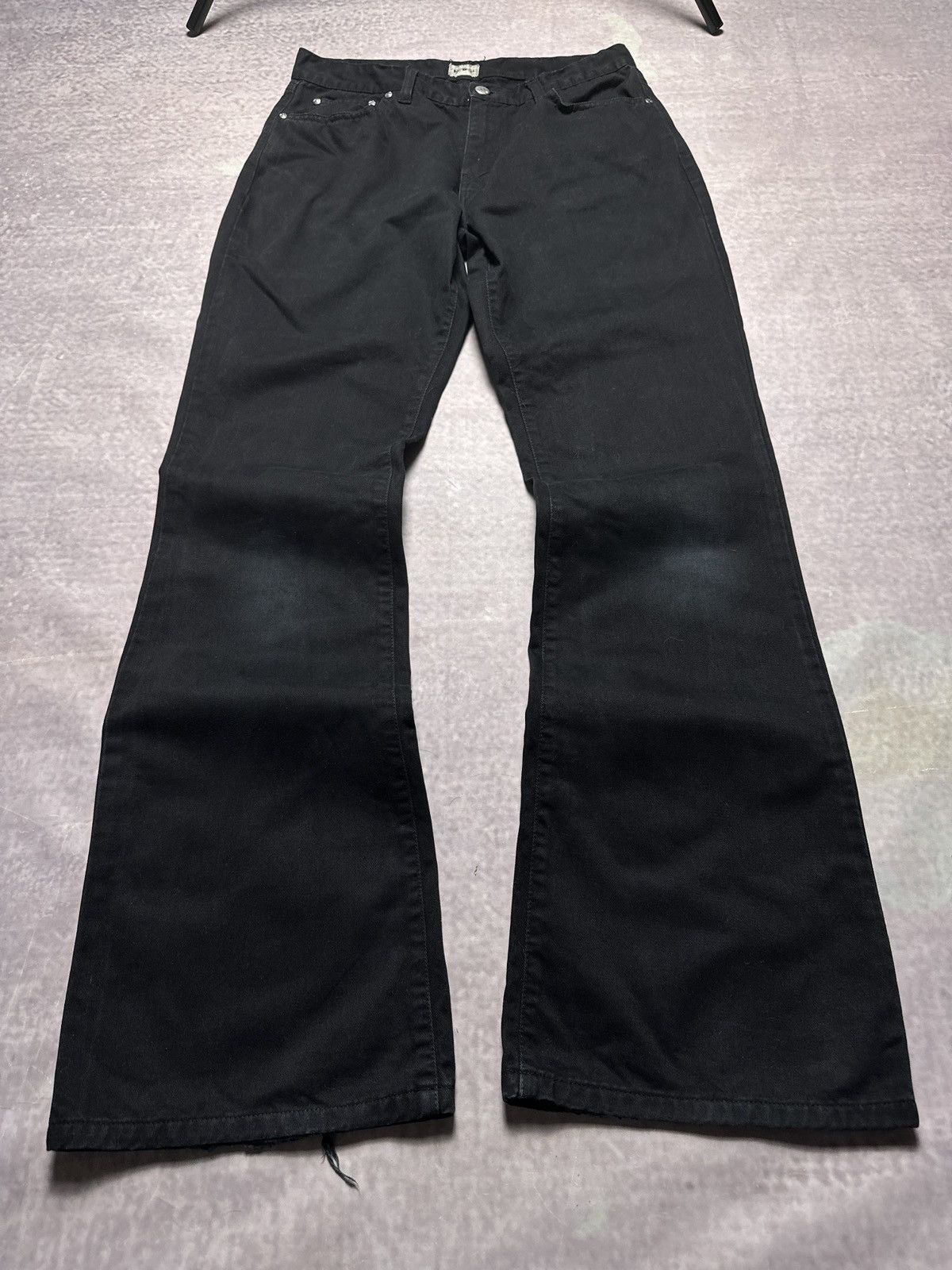 Alice Auaa black leather center zip and side buckles | Depop
