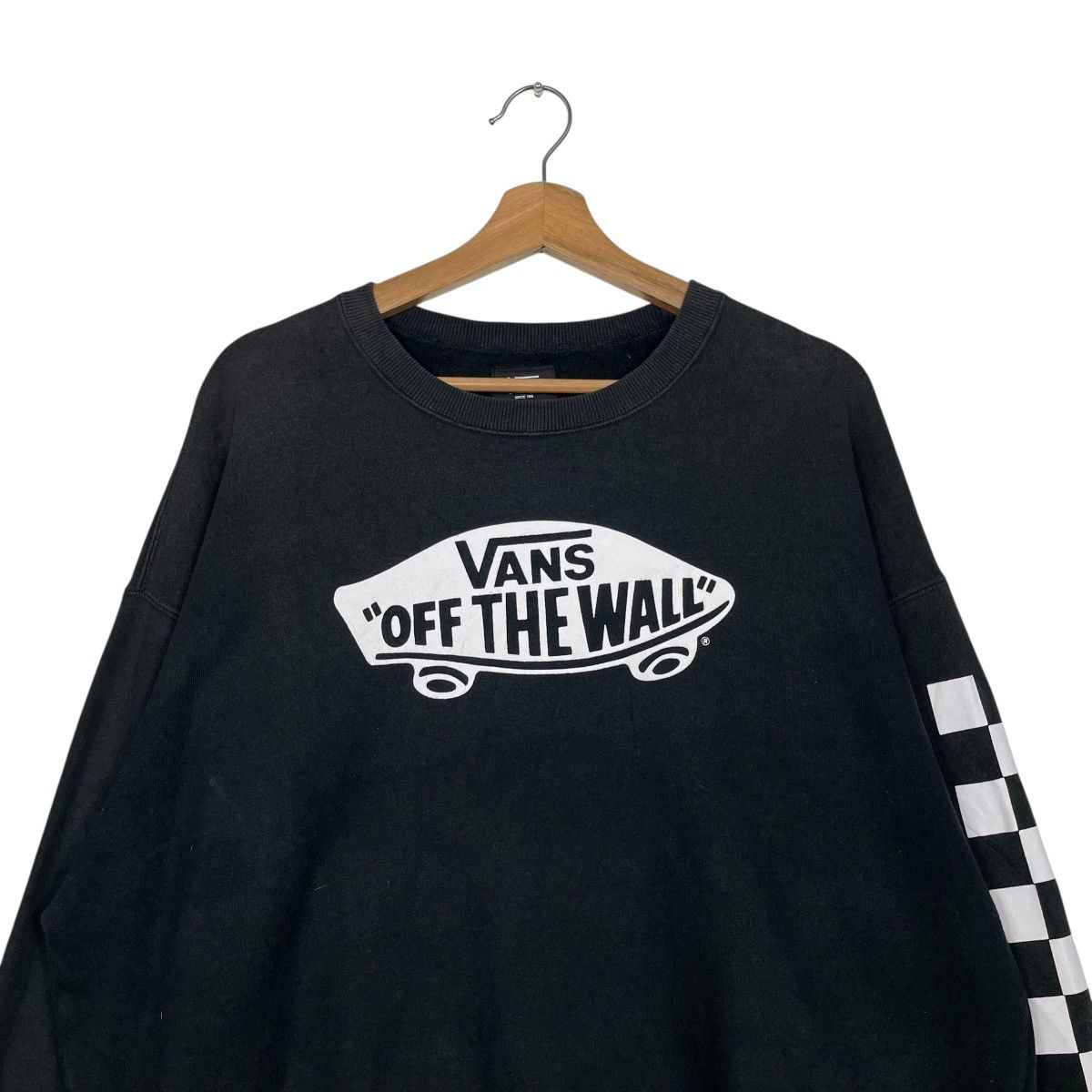 Vans Vans Off The Wall Big Logo Crewneck Sweatshirt Size US M / EU 48-50 / 2 - 2 Thumbnail