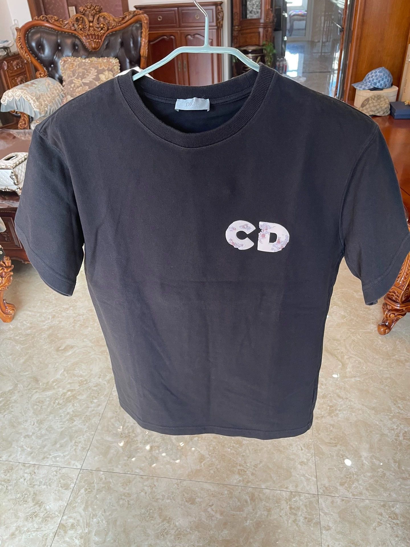 Dior DIOR Short Sleeve T-Shirt S 3D Graffiti Large Logo Size US S / EU 44-46 / 1 - 1 Thumbnail