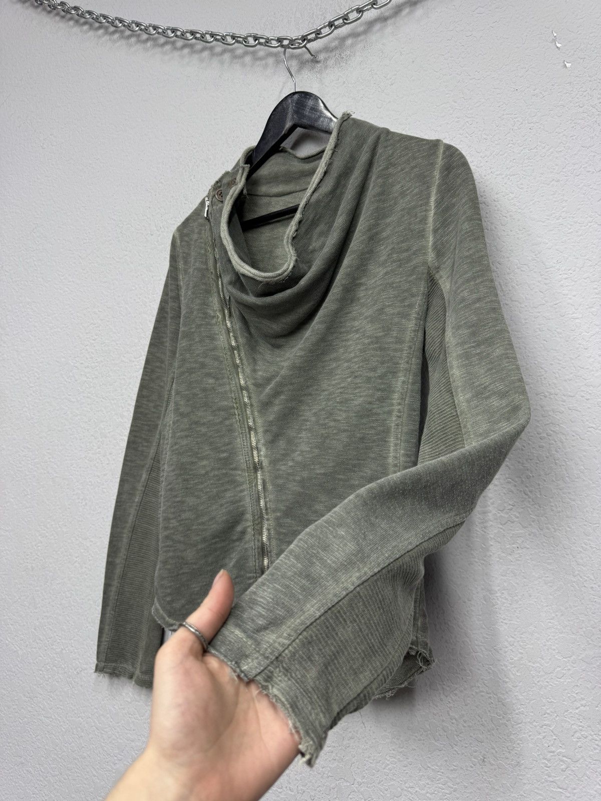 Diesel Vintage Hoodie Long Sleeve Zip Metal Rock Owens Style Size M / US 6-8 / IT 42-44 - 8 Thumbnail