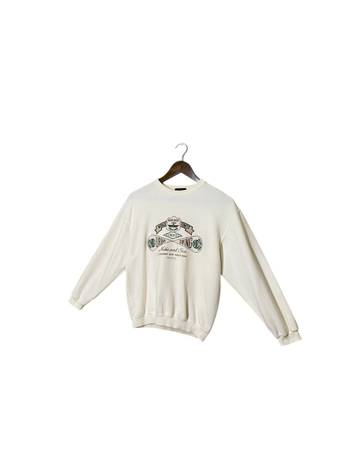 Other VINTAGE MICHELL BACHOZ embroidered big logo sweatshirt Size M / US 6-8 / IT 42-44 - 2 Thumbnail