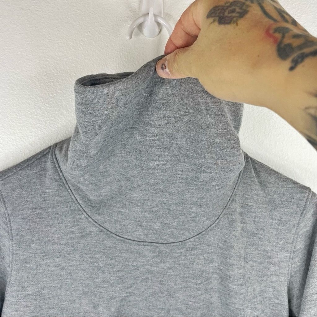 Nike NIKE Women’s GREY Dri-FIT Cowl Neck Top NIKE Logo band S Size S / US 4 / IT 40 - 2 Thumbnail