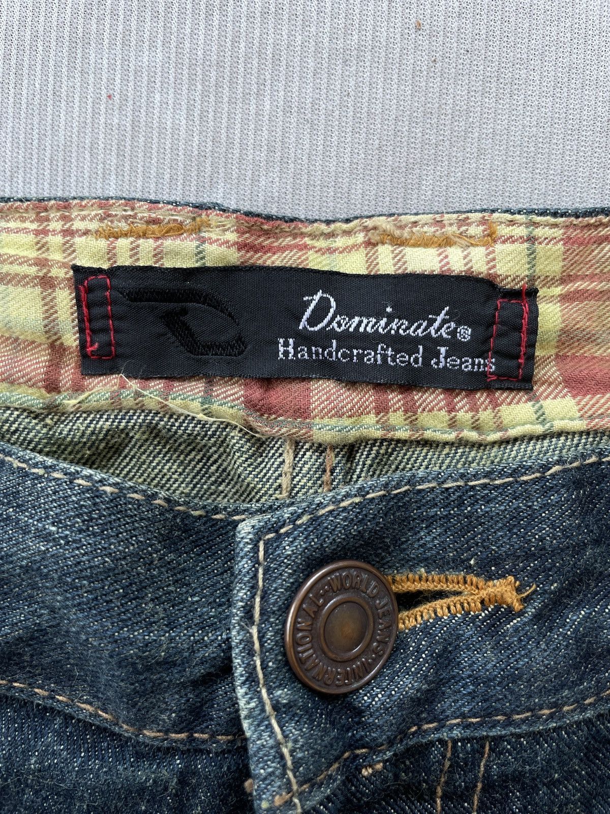 If Six Was Nine Dominate Double Waist Jeans Size US 31 - 10 Thumbnail