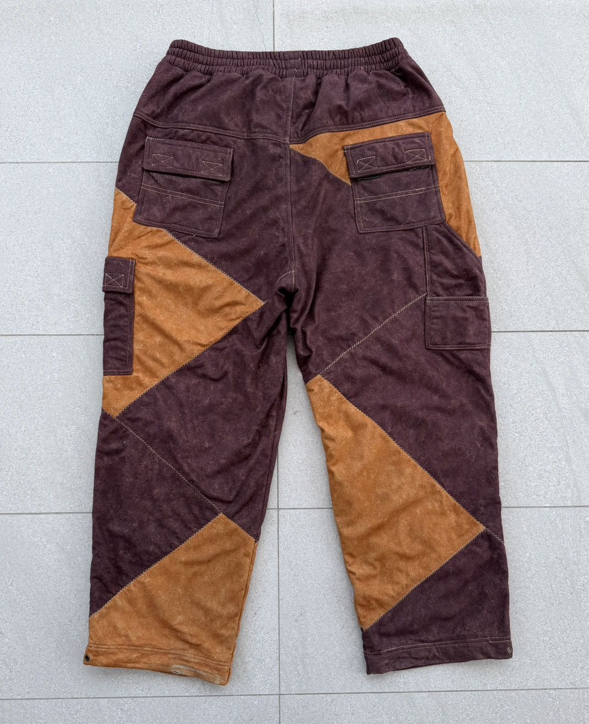 Pelle Pelle VTG Pelle Pelle Patchwork With A Y2K Baggy Fit/Cargo Pockets Size US XXL / EU 58 / 5 - 22 Thumbnail