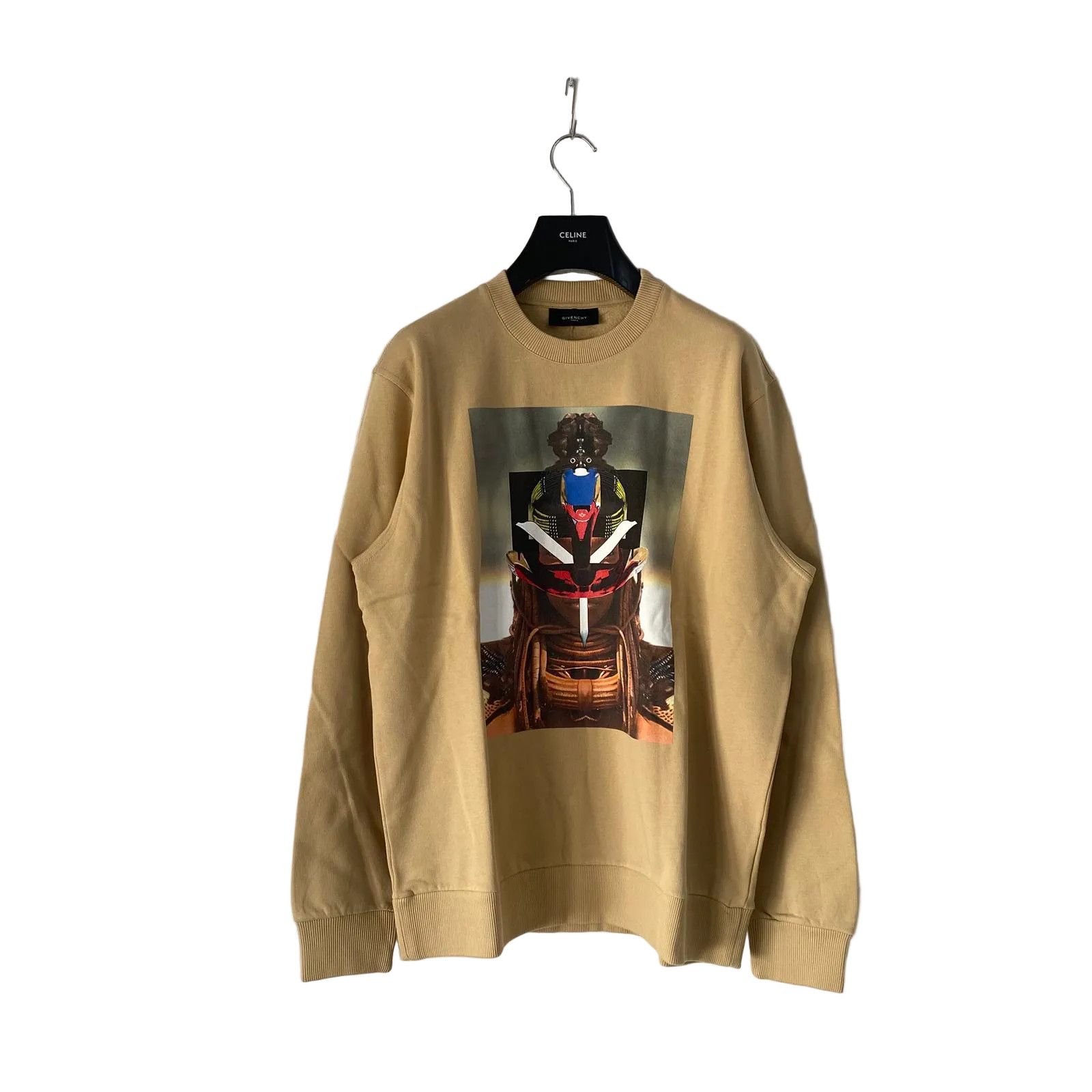 Givenchy Beige Runway Masai Print Oversized Sweatshirt Size US S / EU 44-46 / 1 - 1 Thumbnail
