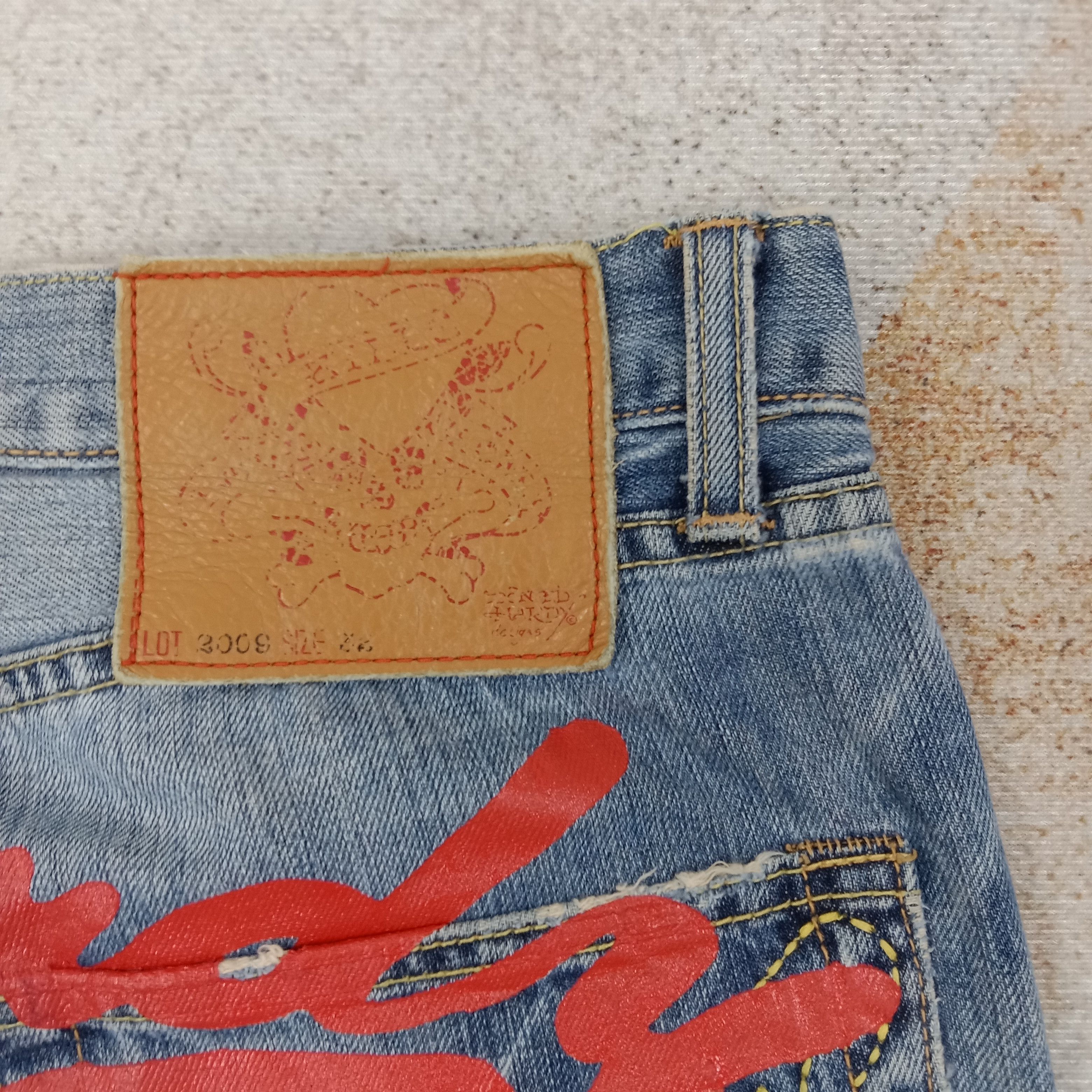 Ed Hardy Ed Hardy by Christian Audiguer Designer Denim Jeans C258N3 Size US 32 / EU 48 - 3 Thumbnail
