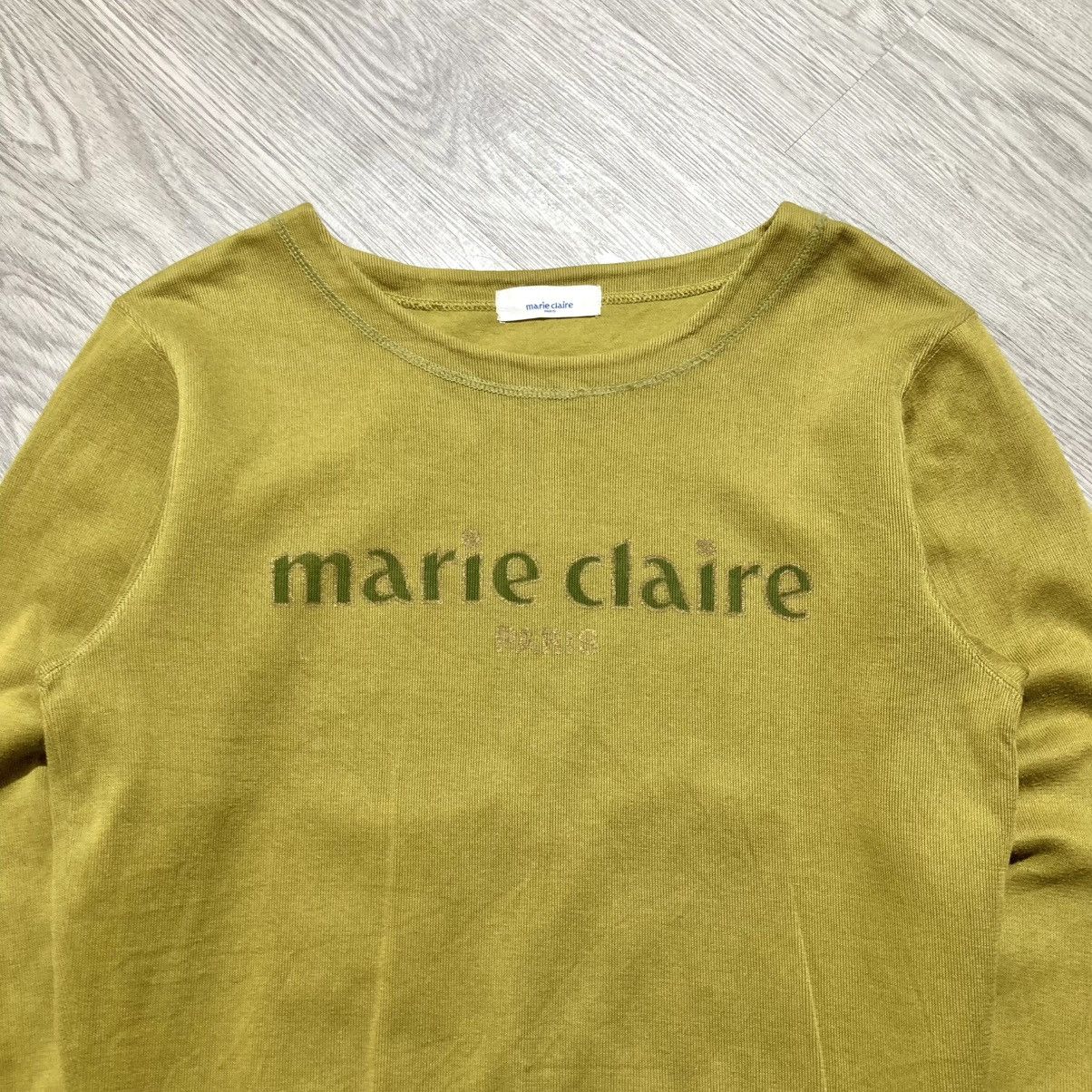 Japanese Brand 1990s Vintage Marie Claire Paris Logo Font Crewneck Luxury Size US M / EU 48-50 / 2 - 2 Thumbnail