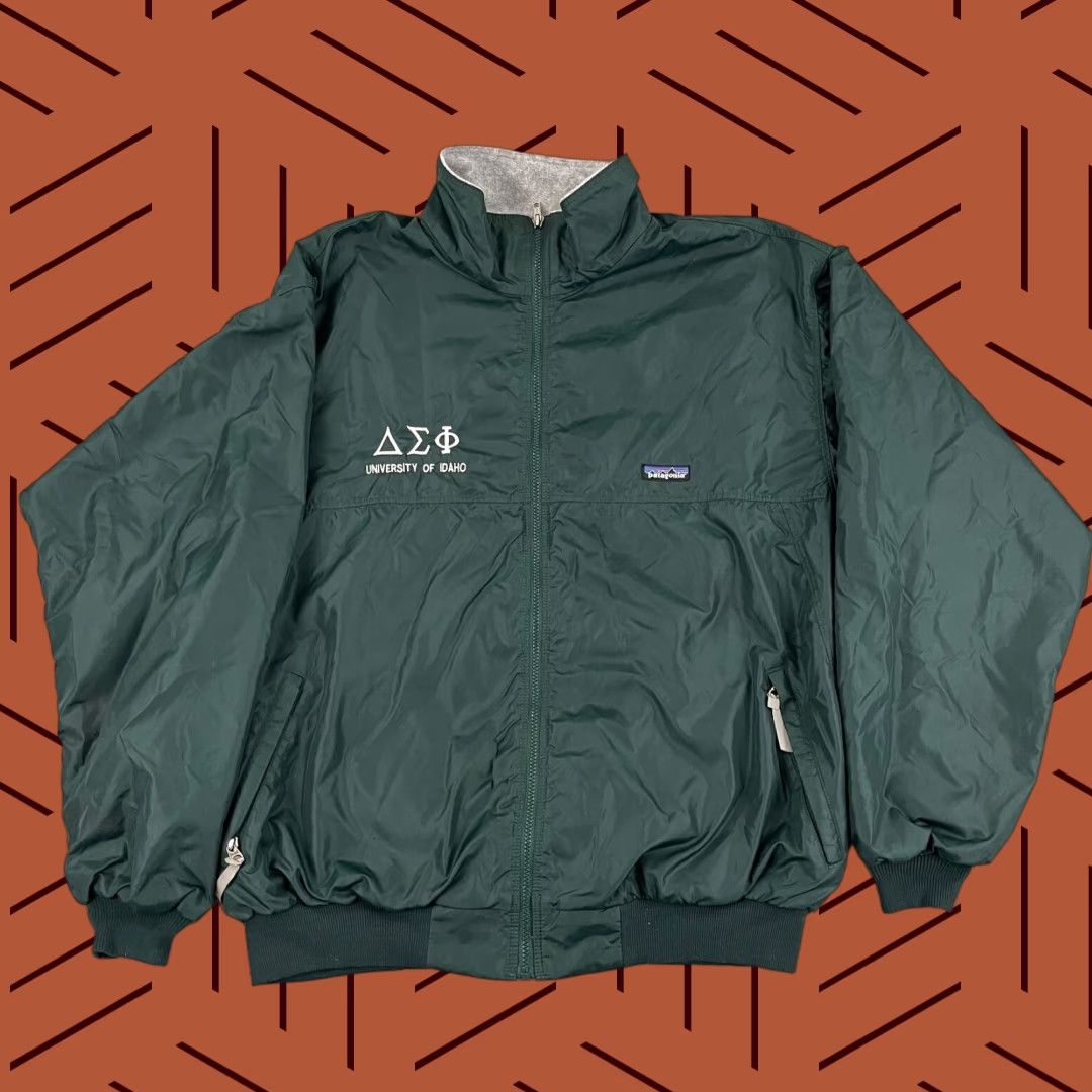 Patagonia PATAGONIA Jacket Mens 2XL Green Capilene Nylon Bomber University of Idaho 90s Sports Hiking Walking Full Zip Casual Travel Workwear Size US XXL / EU 58 / 5 - 1 Thumbnail