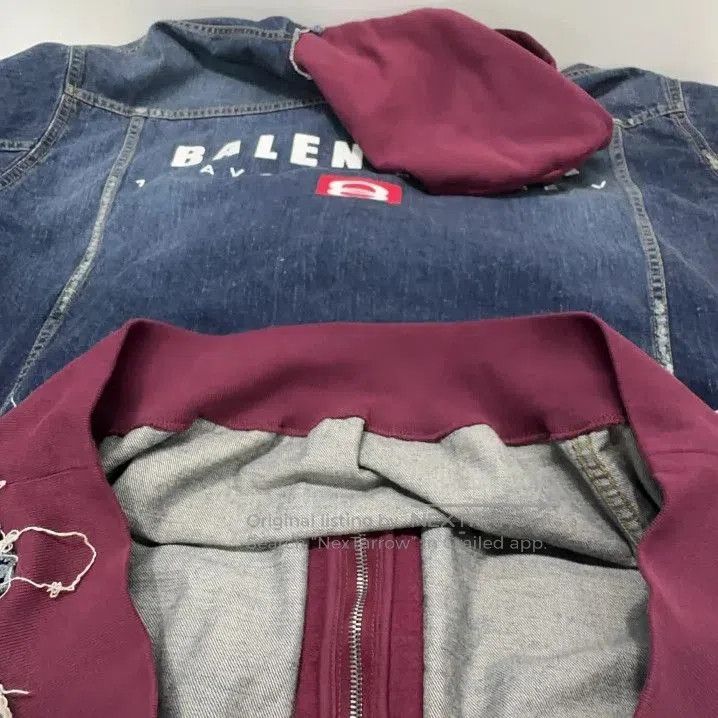 Balenciaga Balenciaga Men's Denim Hooded Jacket. Size US M / EU 48-50 / 2 - 7 Thumbnail