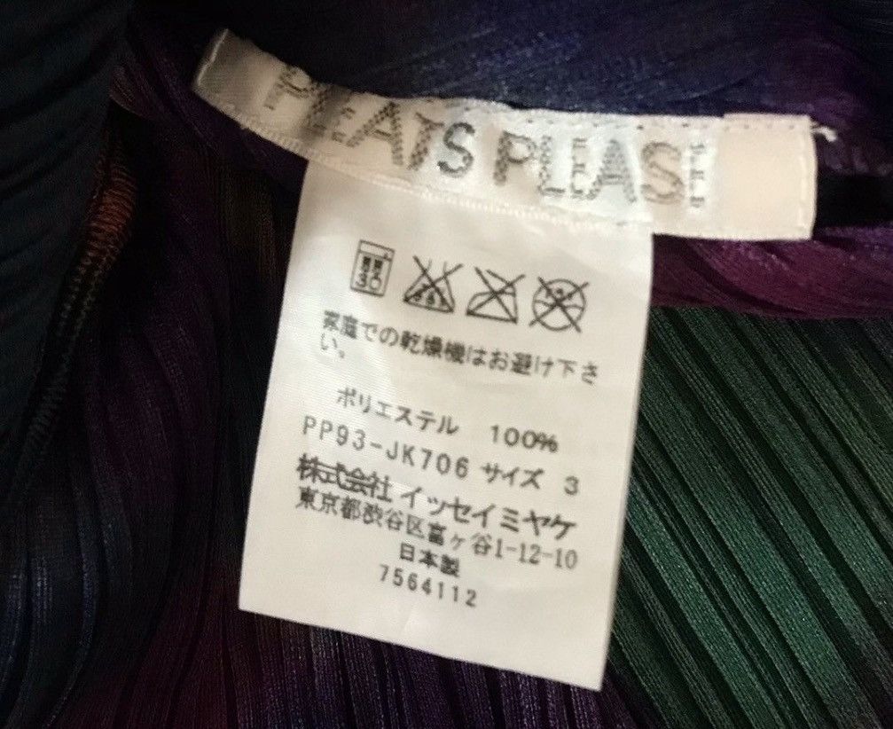 Pleats Please Issey Miyake Issey miyake pleats please multicolor mock neck Size S / US 4 / IT 40 - 5 Thumbnail