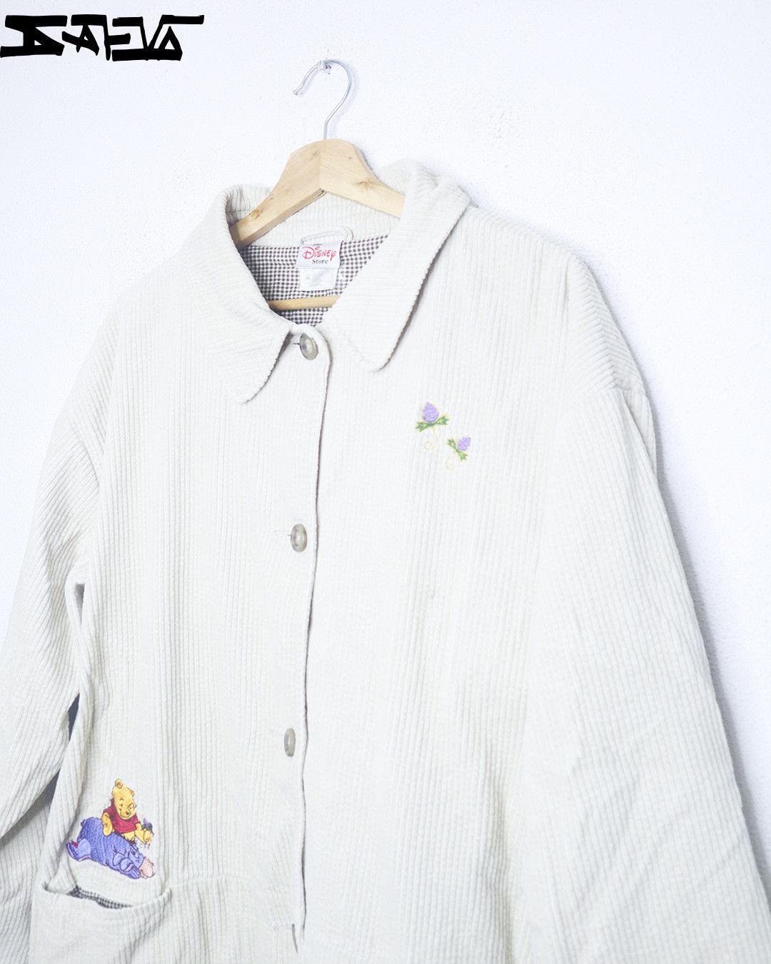 Vintage Vintage Disney Winnie the Pooh Corduroy Coat Size US M / EU 48-50 / 2 - 3 Thumbnail