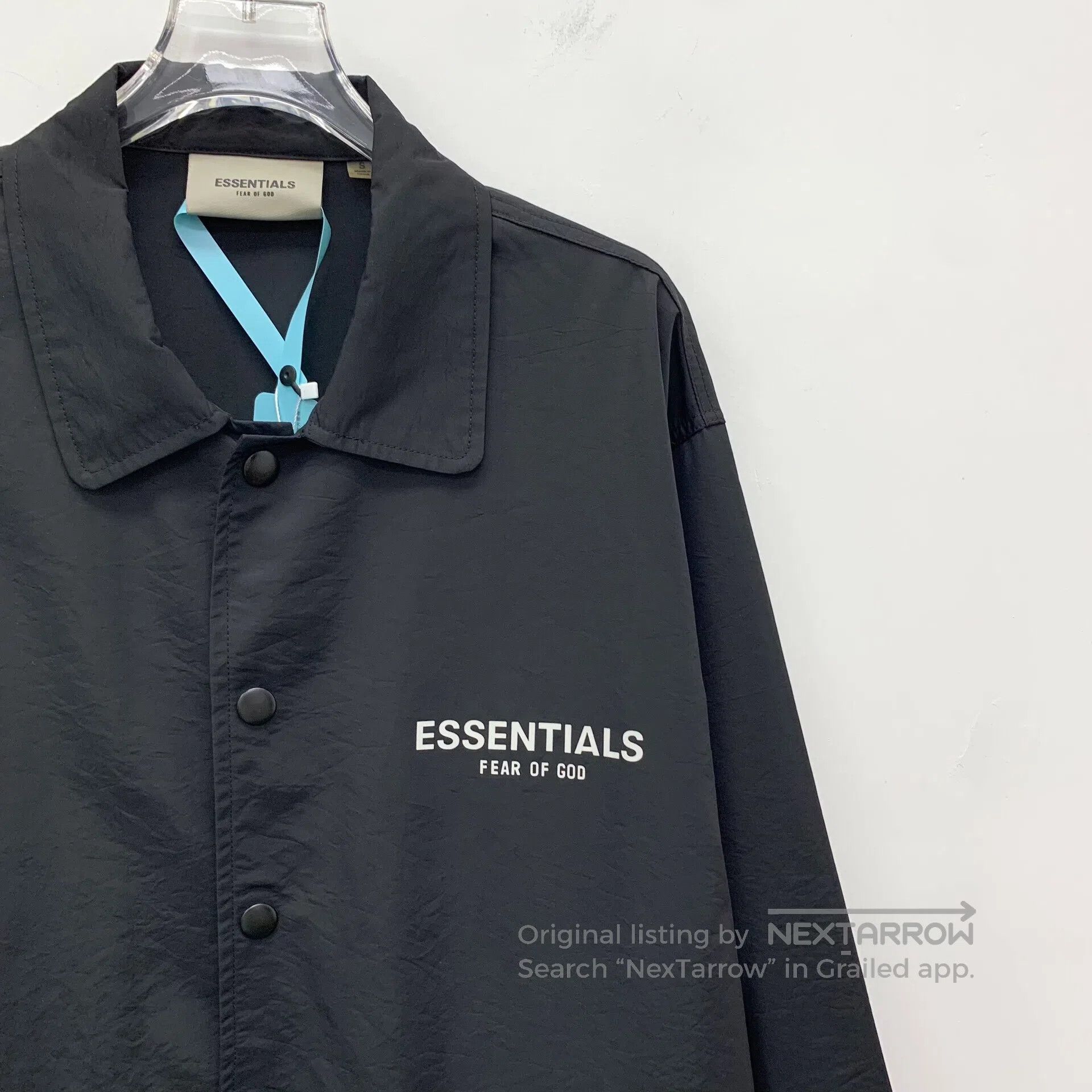 Fear of God FEAR OF GOD Black Logo Letter Print Cotton Collared Single Size US S / EU 44-46 / 1 - 3 Thumbnail