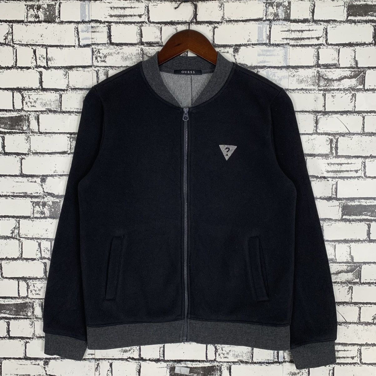 Guess Guess Inc America Clothing Fleece Small Logo Zipper Jacket Size US S / EU 44-46 / 1 - 1 Thumbnail