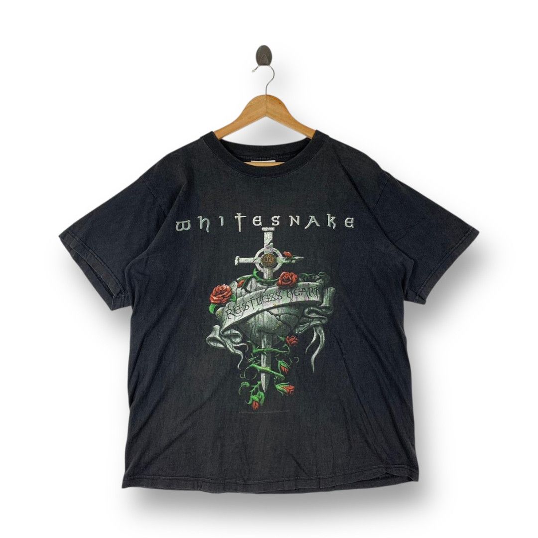 Other Vintage 1997 Whitesnake Restless Heart World Tour Tee Size US L / EU 52-54 / 3 - 1 Thumbnail