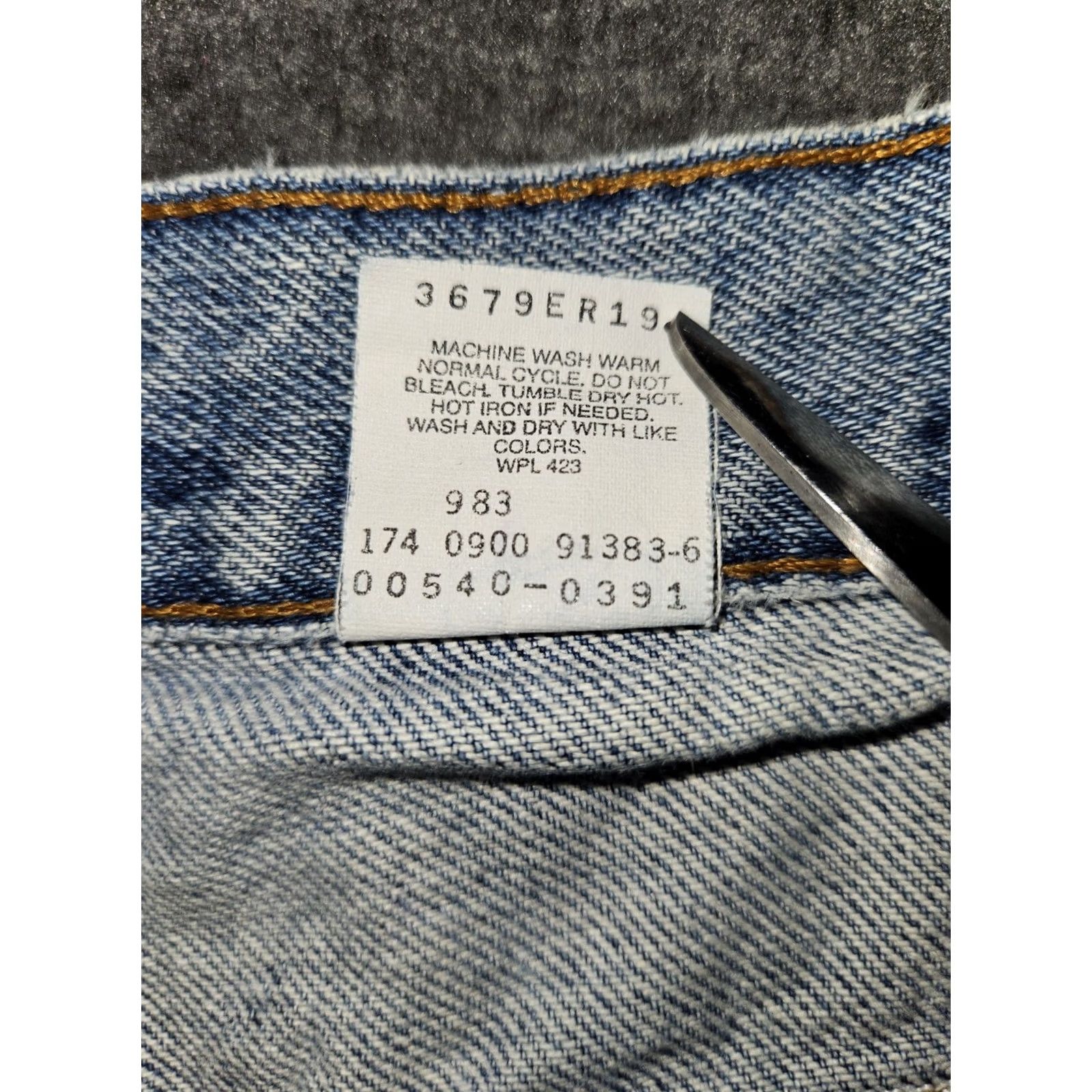 Levi's VINTAGE Levi's 540 Relaxed Straight Jeans Mens 42x34 Brown Tab 90's Grunge 80s 90s Easy Care Pockets Denim Mexico Regular Men Size US 42 / EU 58 - 3 Thumbnail