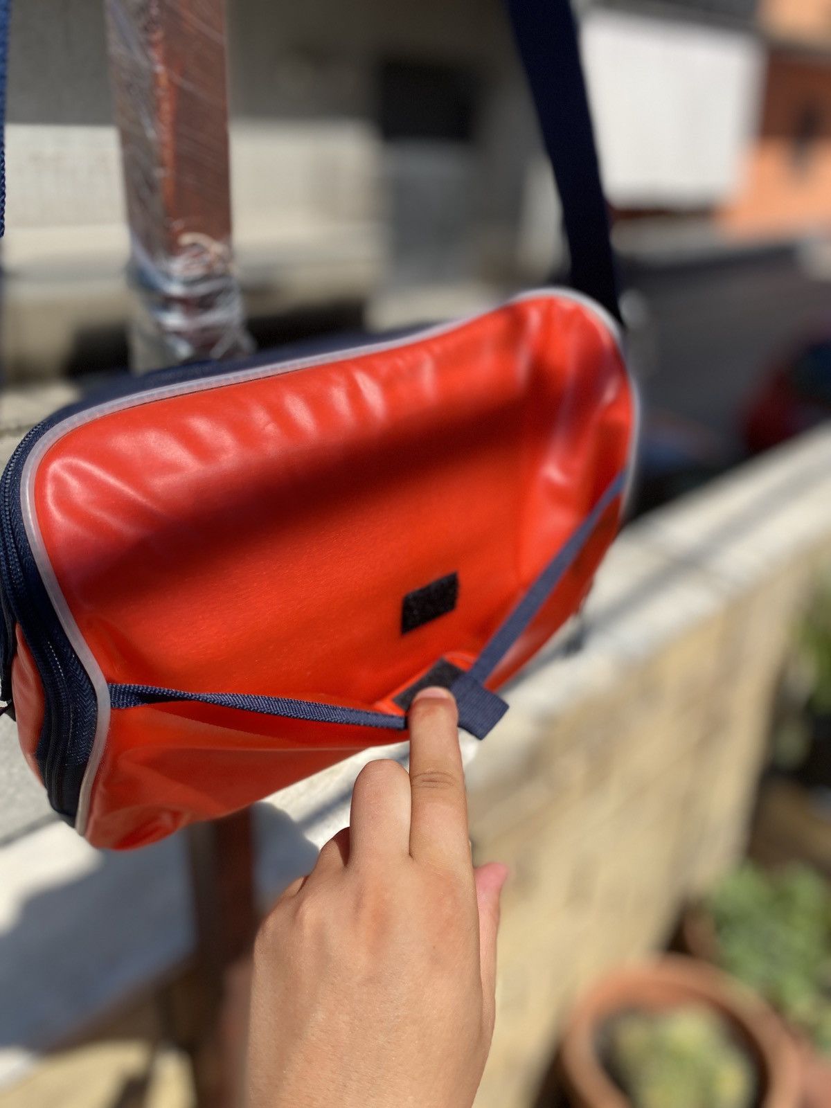 Nike × Vintage Vintage Nike Orange Cooler Bag Messenger Size ONE SIZE - 7 Thumbnail