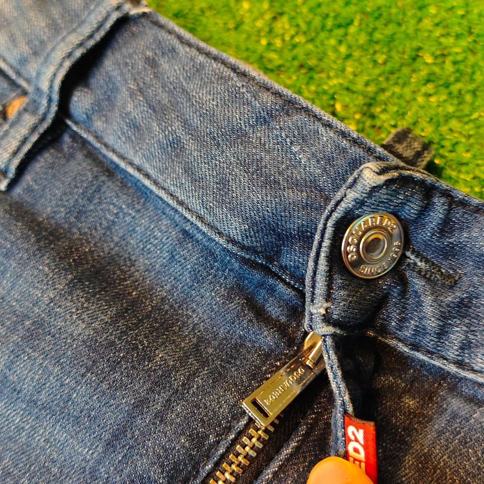 Dsquared2 Dsquared Jeans Womens 42 (30') blue ankle zip slim skinny Size 30" / US 8 / IT 44 - 7 Thumbnail