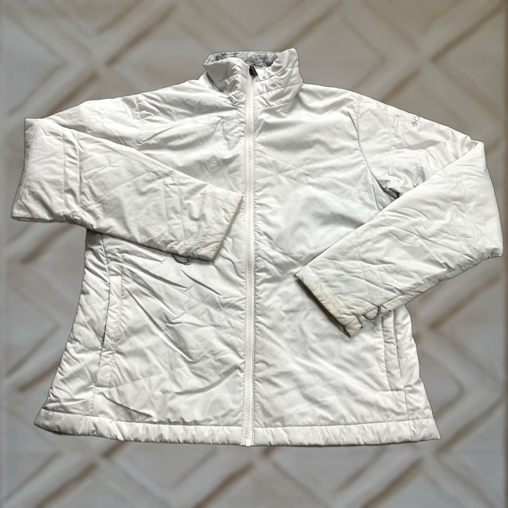 Vintage Columbia Interchange Jacket Womens Large White Full Zip Pockets Outdoor Hiking Size L / US 10 / IT 46 - 1 Thumbnail