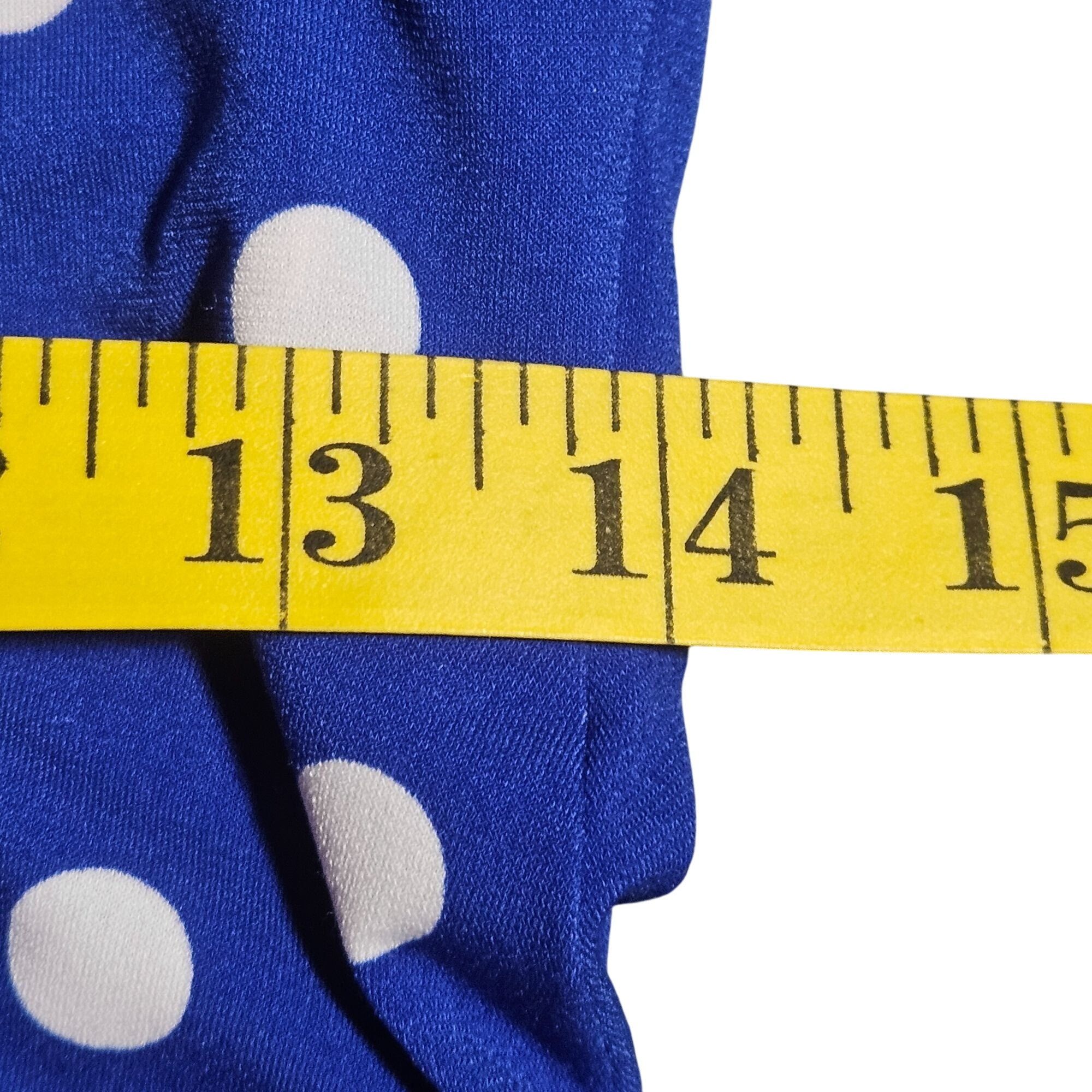 Other Jessica Howard Blue 8P Midi Dress Polka Dot Retro Chic Cotta Size M / US 6-8 / IT 42-44 - 10 Thumbnail