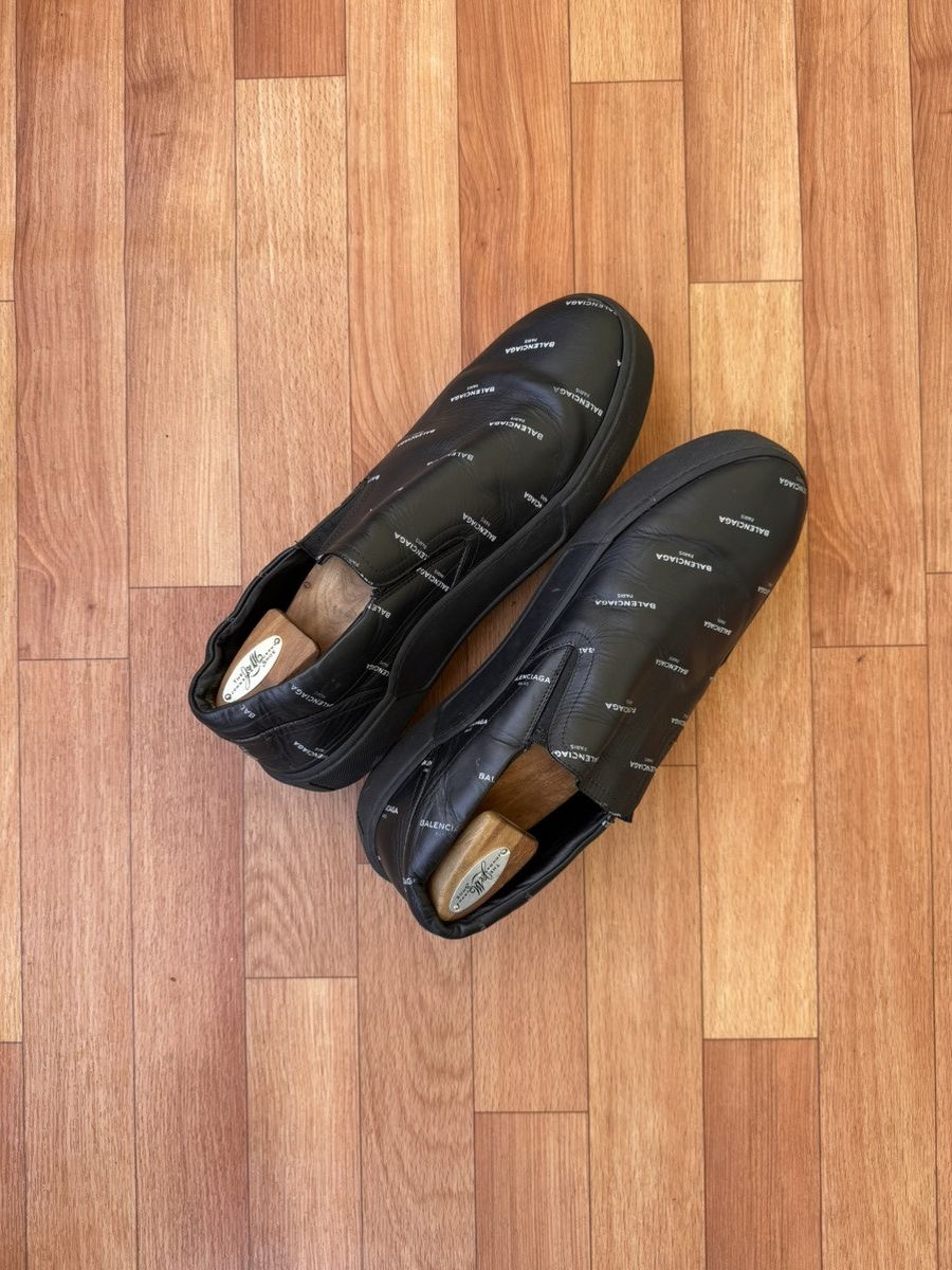 Balenciaga Balenciaga print slip on sneakers Size US 12 / EU 45 - 8 Thumbnail
