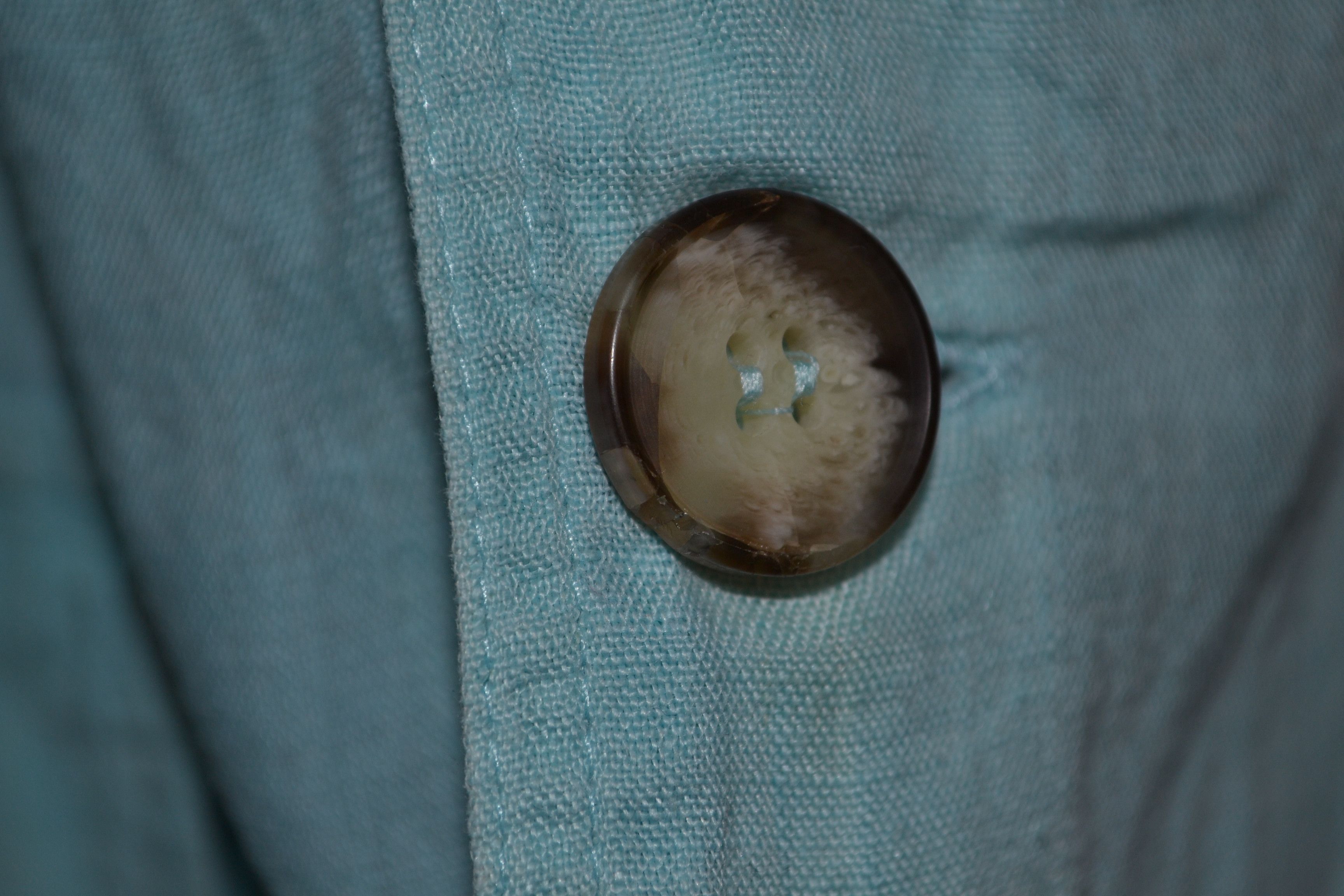 Brioni Brioni Vintage Light Blue Linen Bomber Flight Jacket XL Size US XL / EU 56 / 4 - 10 Thumbnail