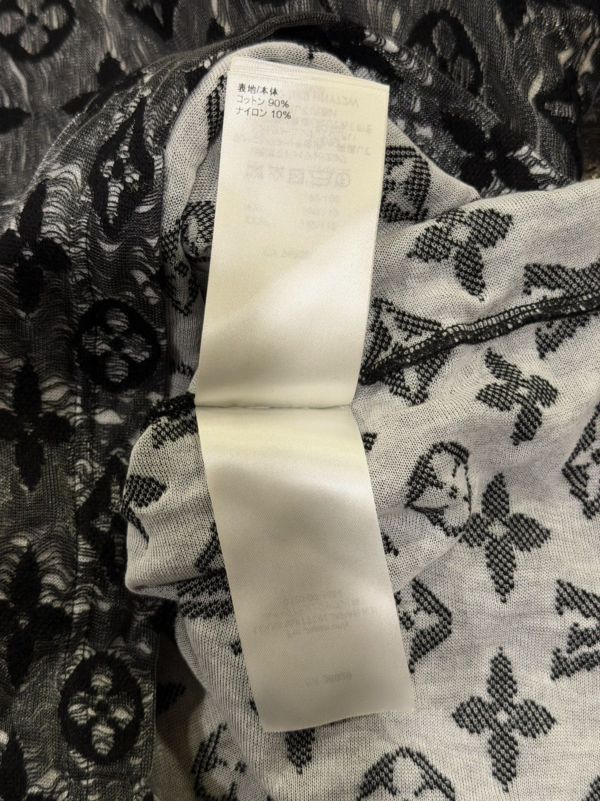 Louis Vuitton Louis Vuitton x Virgil Abloh 2022 Monogram Mesh T-Shirt Size US XXL / EU 58 / 5 - 18 Thumbnail