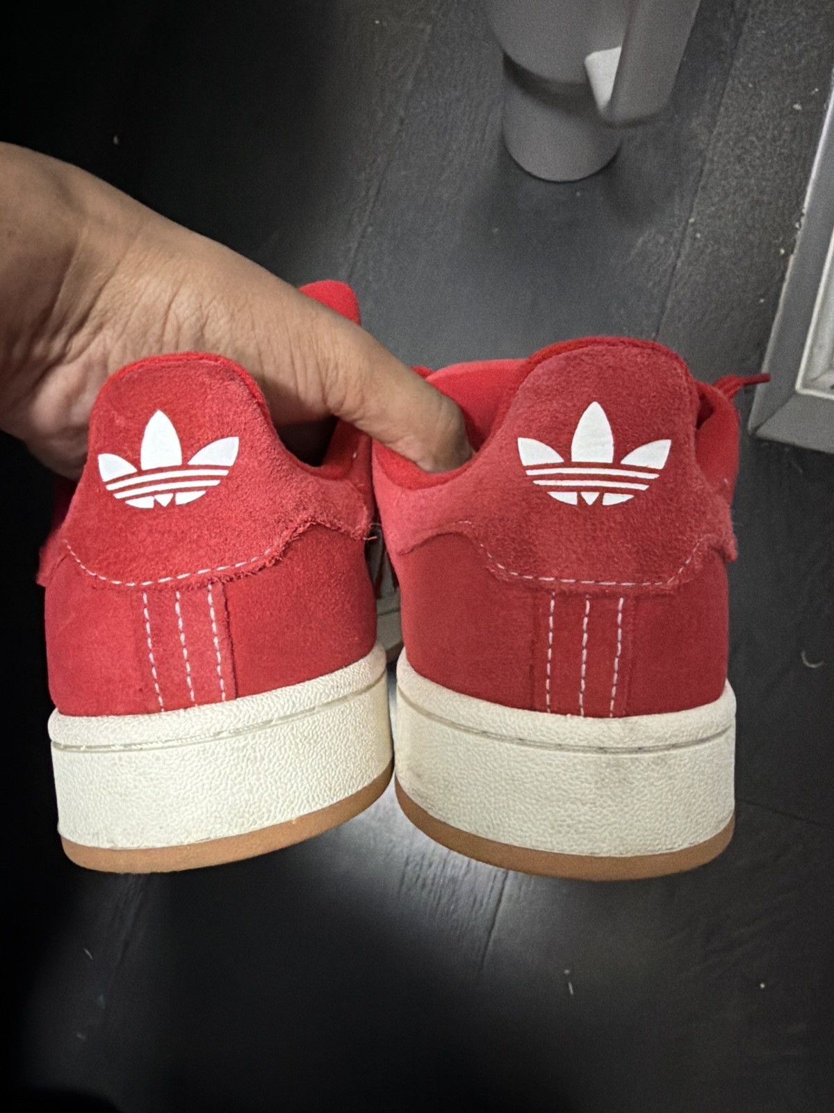 Adidas Adidas Campus Red – Men’s Size 10.5 Size US 10.5 / EU 43-44 - 7 Thumbnail