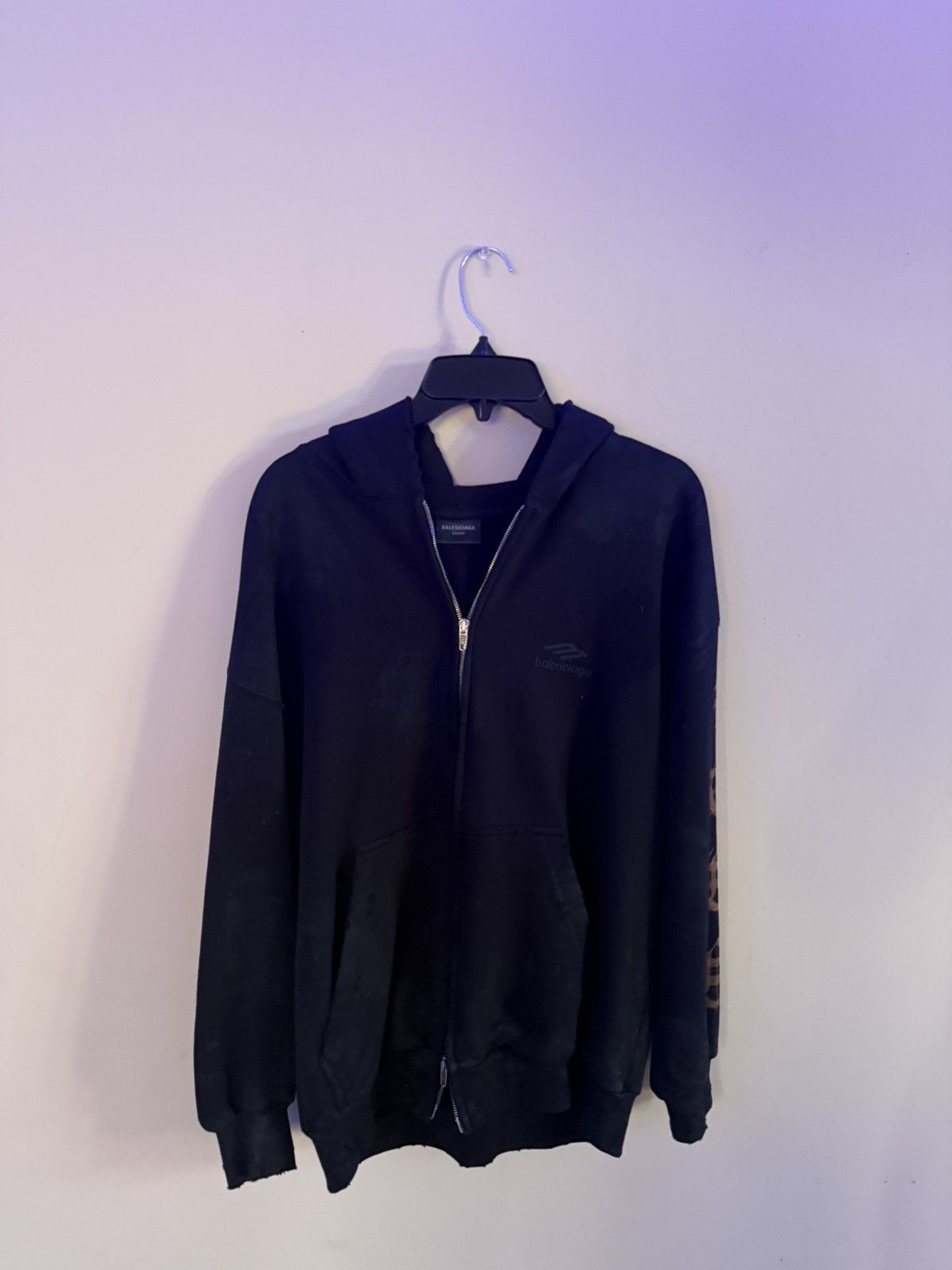 Balenciaga Heavy Metal Zip Up