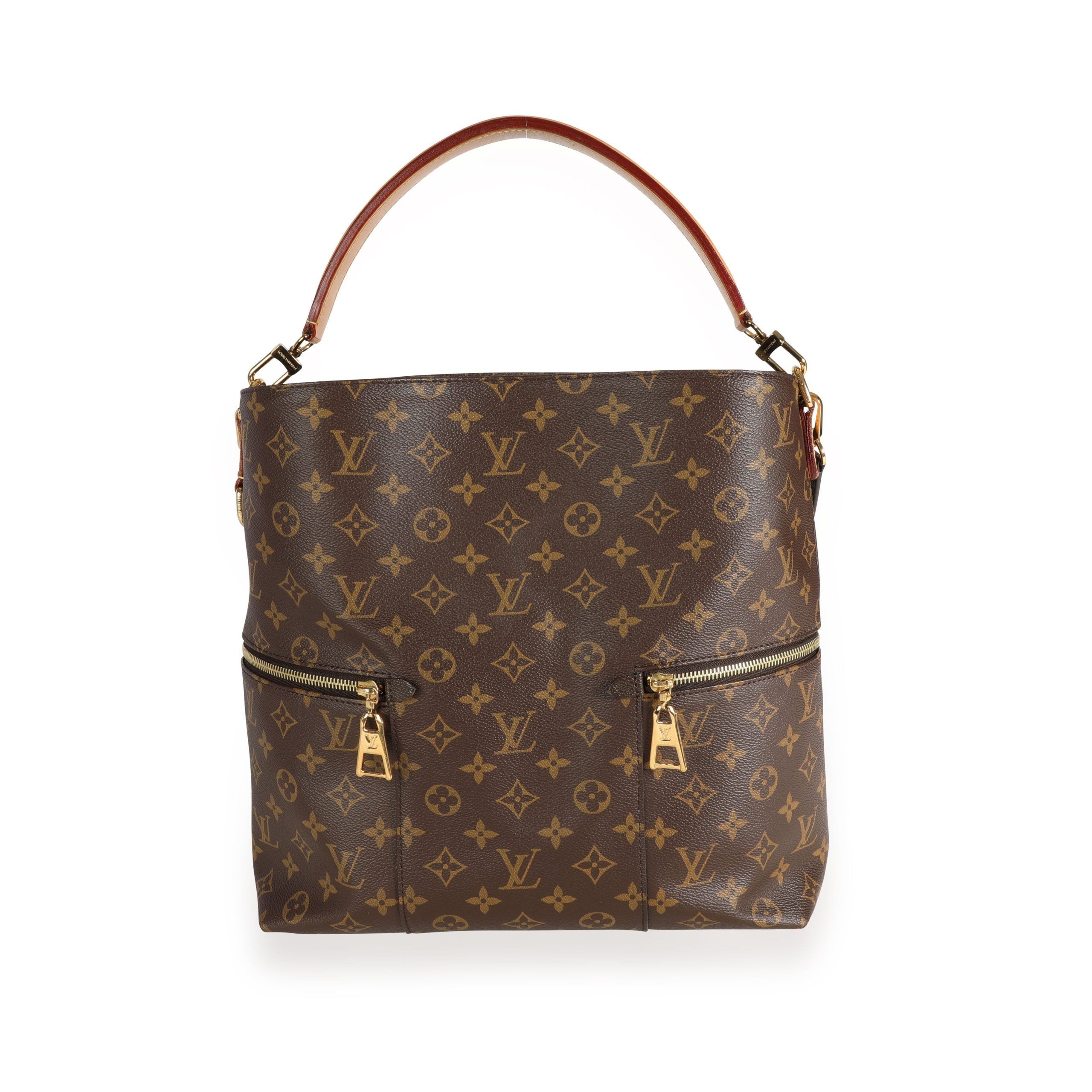 image of Louis Vuitton Monogram Canvas Mélie Bag in Brown, Women's