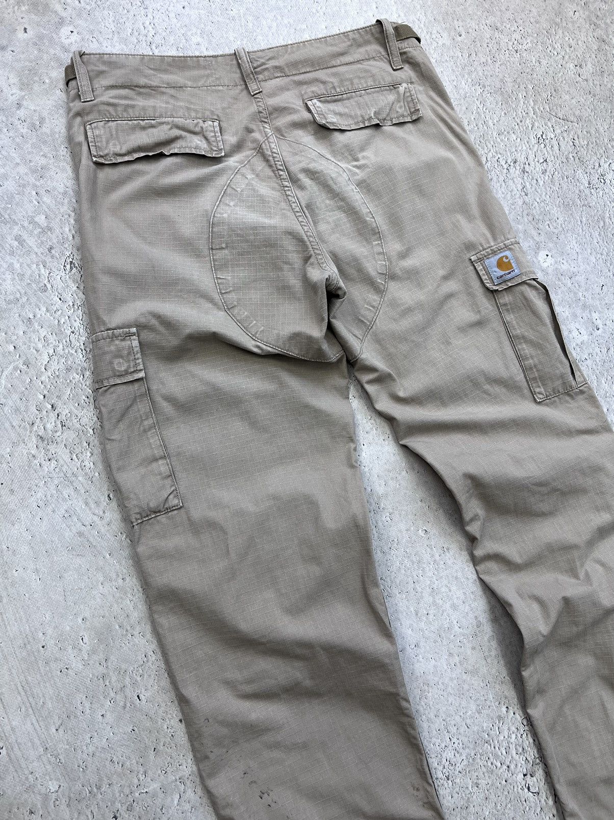Carhartt × Vintage Vintage Carhartt Cargo Pants Thrashed Travis Scott Style Size US 30 / EU 46 - 11 Thumbnail