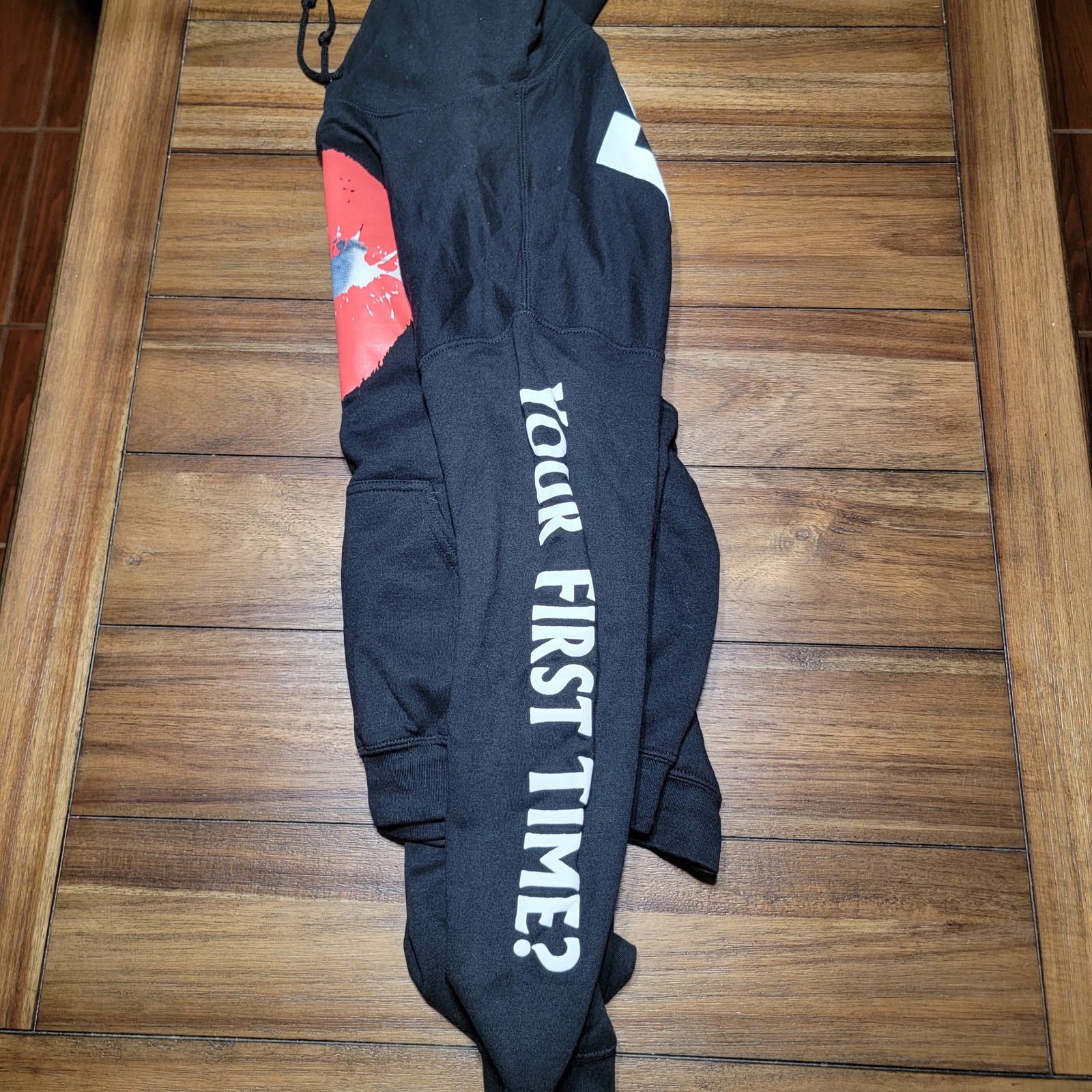 Other The Kid Laroi Tour 2022 Black Unisex Hoodie "EOTW" - Size XL Size US XL / EU 56 / 4 - 6 Thumbnail