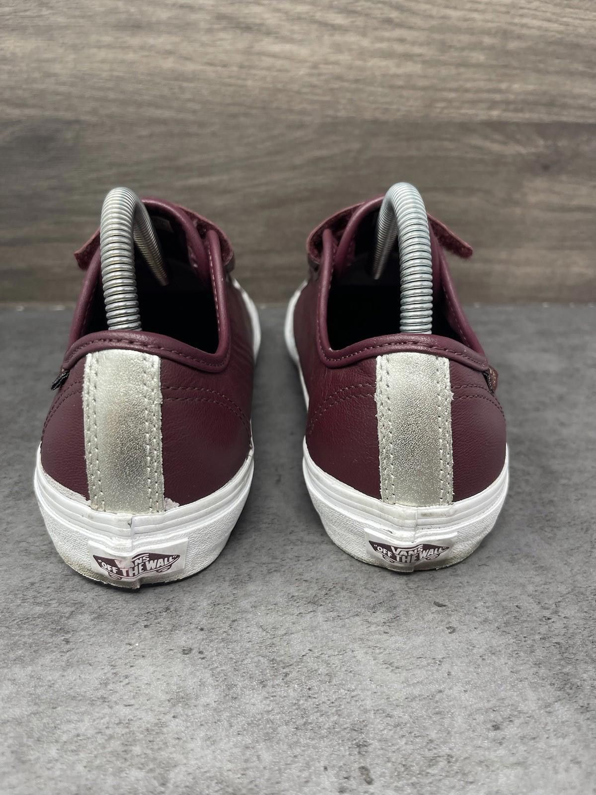 Vans Vans Shoes Womens Size 8 Red Straps V 23 Leather Sneakers Size US 8 / IT 38 - 6 Thumbnail