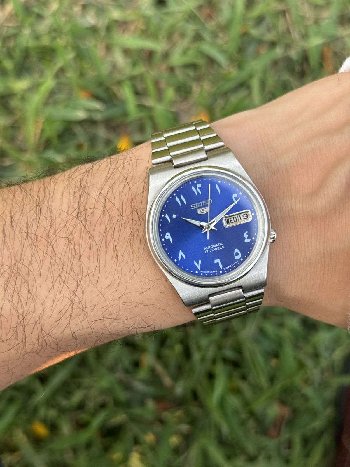 Seiko Seiko 5 Automatic 7009 Japan movement Blue Dial mens Watch Size 36 - 20 Thumbnail
