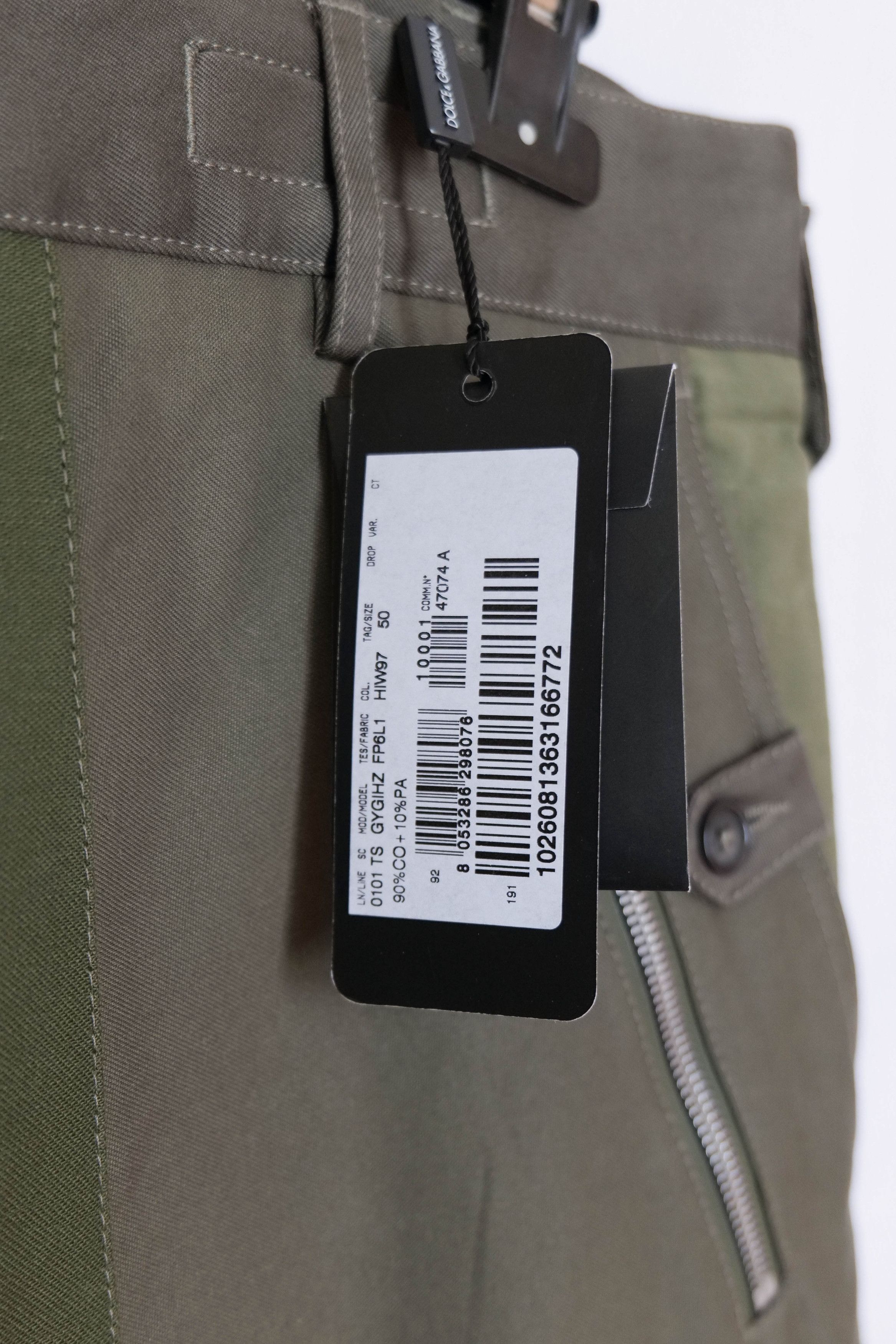 Dolce & Gabbana NWT patchwork cargo pants Size US 36 / EU 52 - 6 Thumbnail