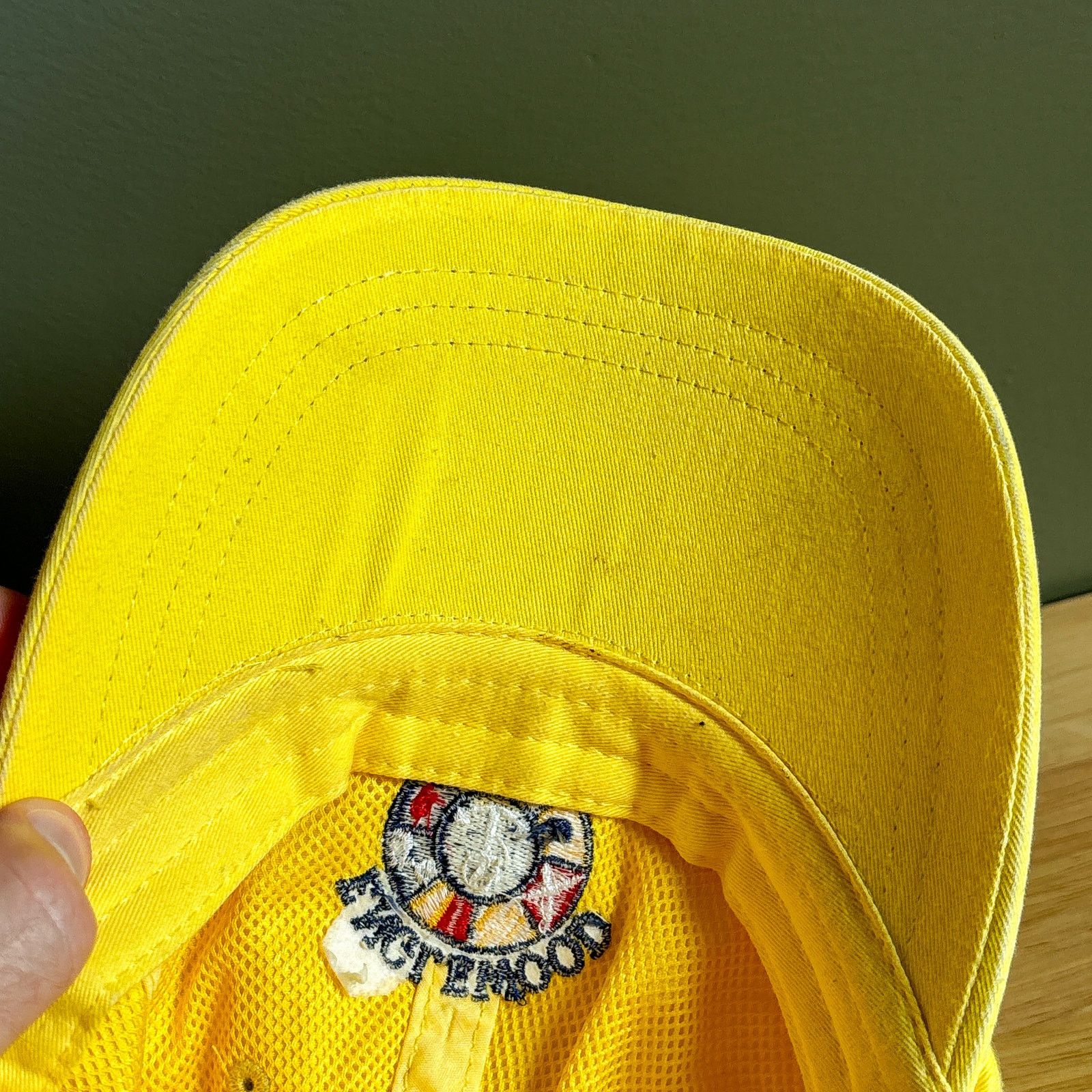 Adams Englewood Beach Florida Adams Yellow Leather Strapback Hat Size ONE SIZE - 11 Thumbnail