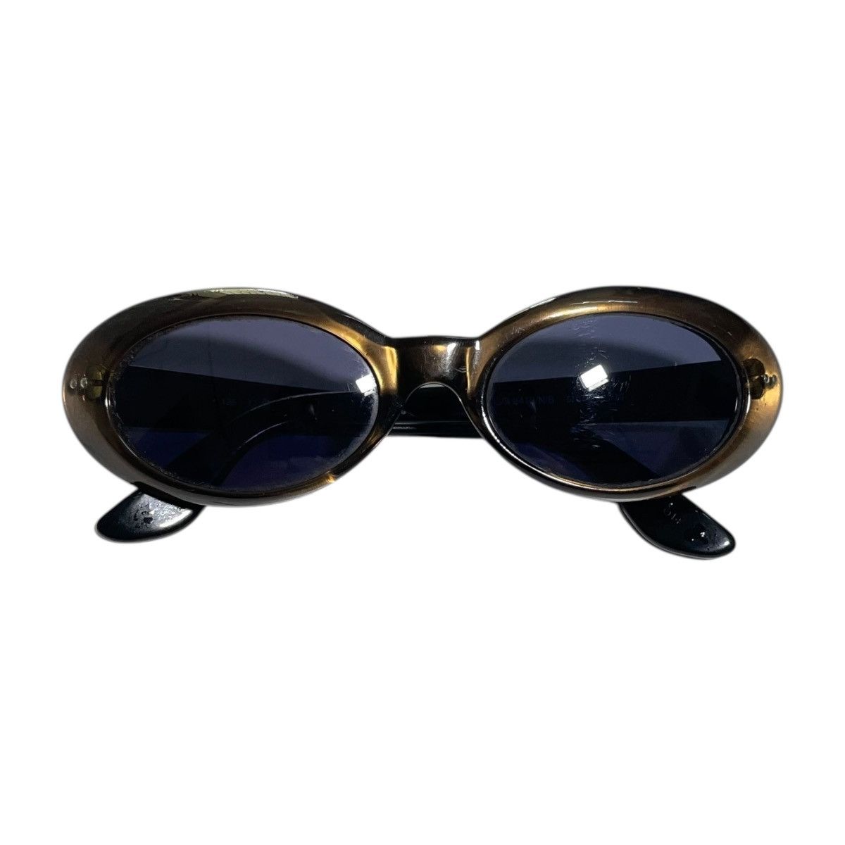 Gucci Gucci 90s Black & Golden Cat Eye Glasses Size ONE SIZE - 3 Thumbnail
