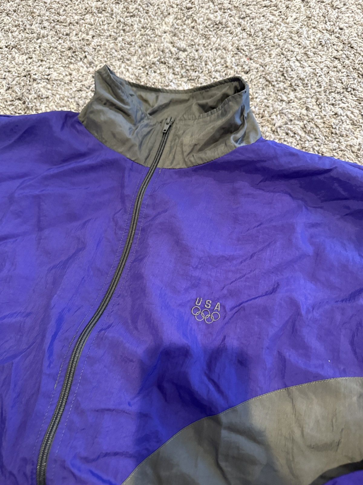 USA Olympics × Vintage Vintage USA Olympics zip up Size US XL / EU 56 / 4 - 2 Thumbnail