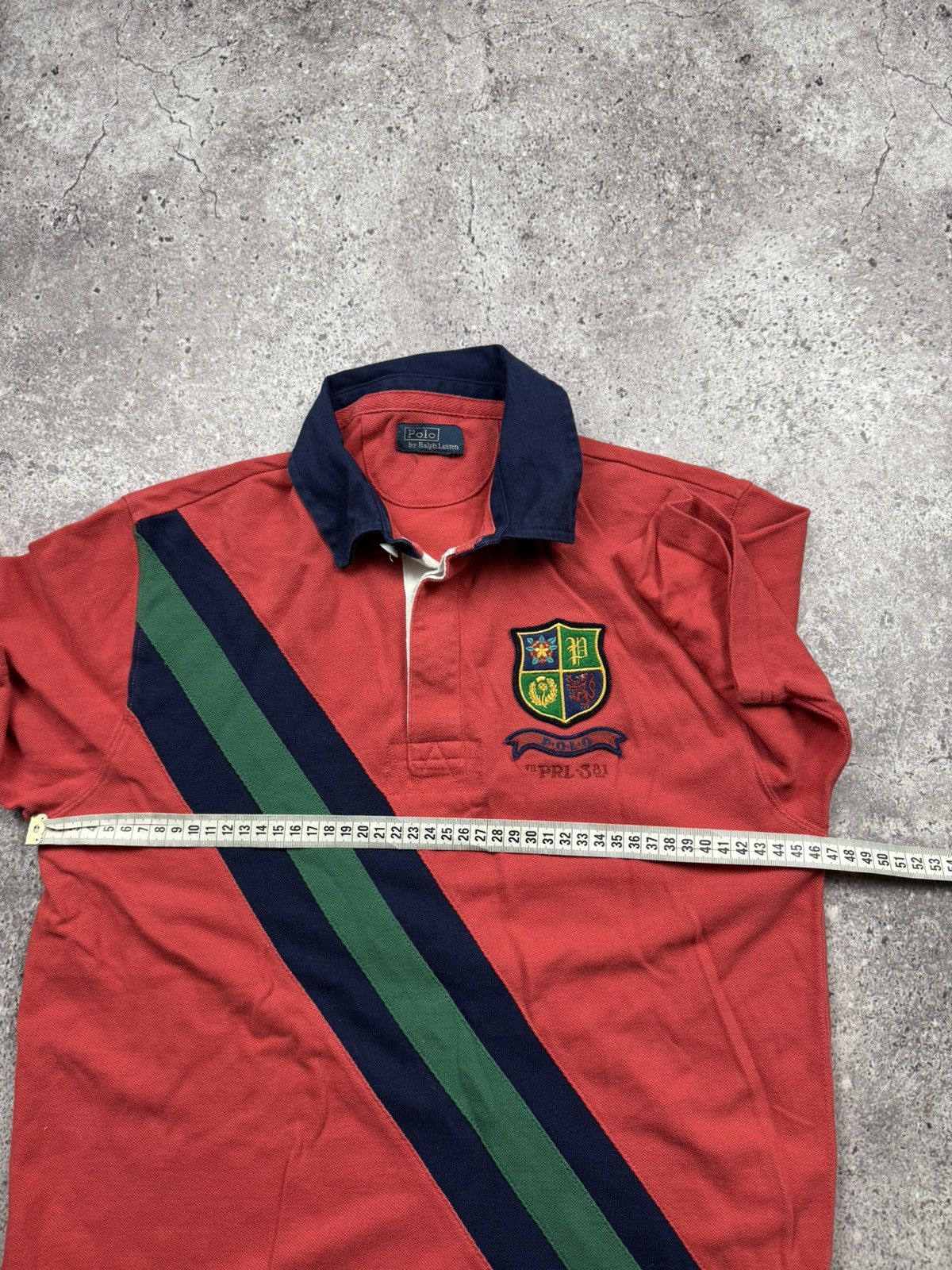Polo Ralph Lauren Vintage Polo Ralph Lauren Striped Y2K Rugby Polo Shirt Japan Size US S / EU 44-46 / 1 - 6 Thumbnail