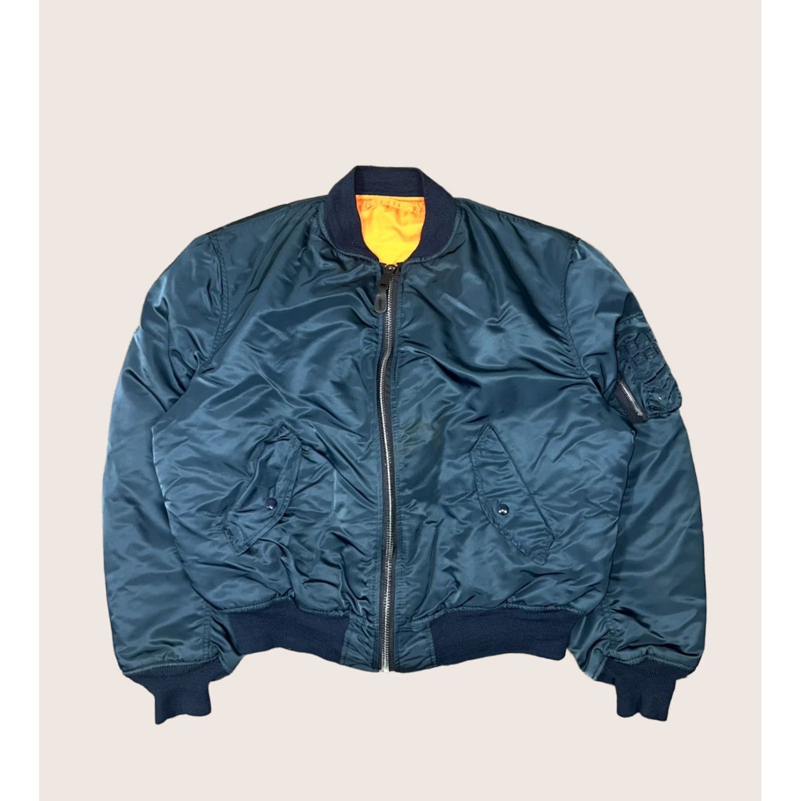 Alpha Industries × Vintage Vintage 90's Alpha Industries Ma-1