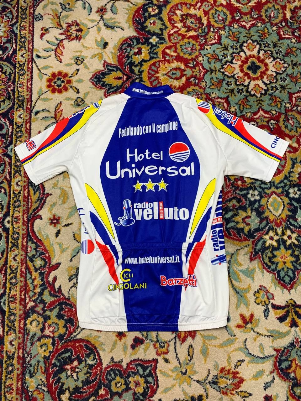 Vintage Nalini Cycling Bike Jersey Maillot Blue Shirt Mens Size L Size US L / EU 52-54 / 3 - 2 Thumbnail