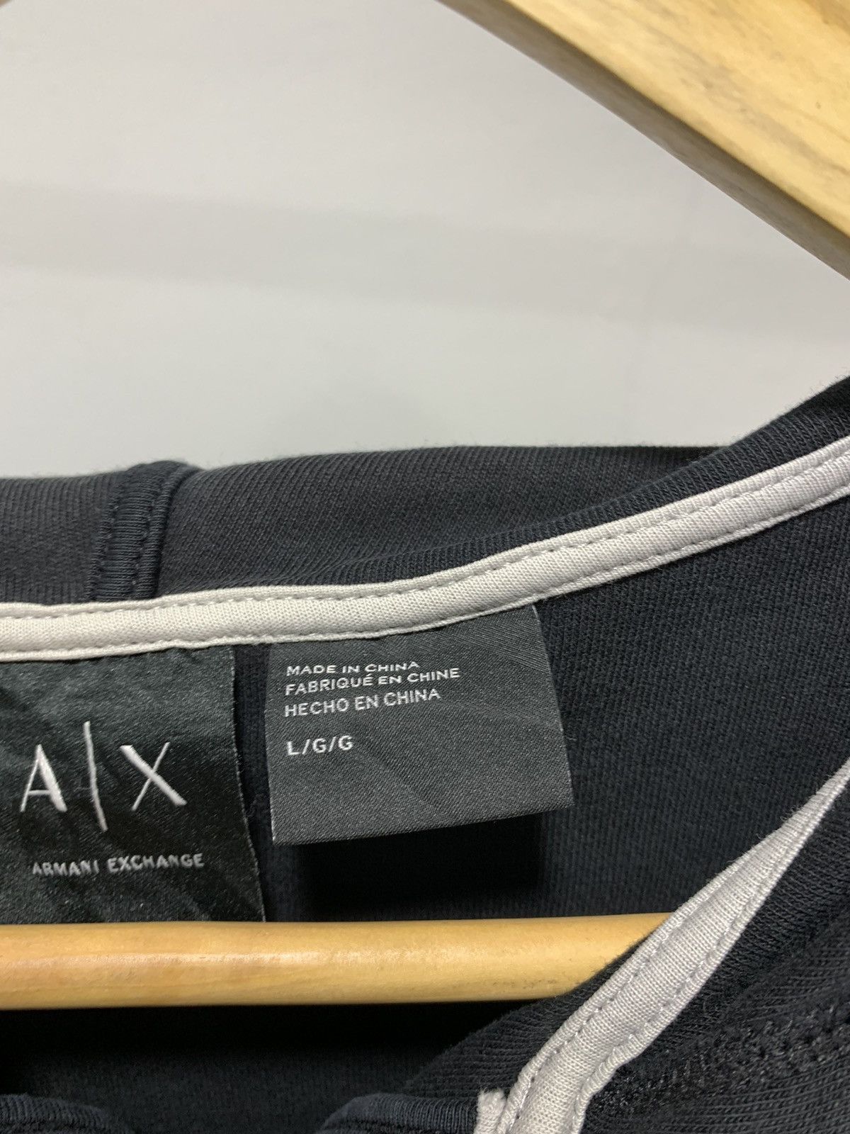 Armani Exchange × Designer Armani Exchange💥 SS16 Zipper Hoodie Size US L / EU 52-54 / 3 - 6 Thumbnail