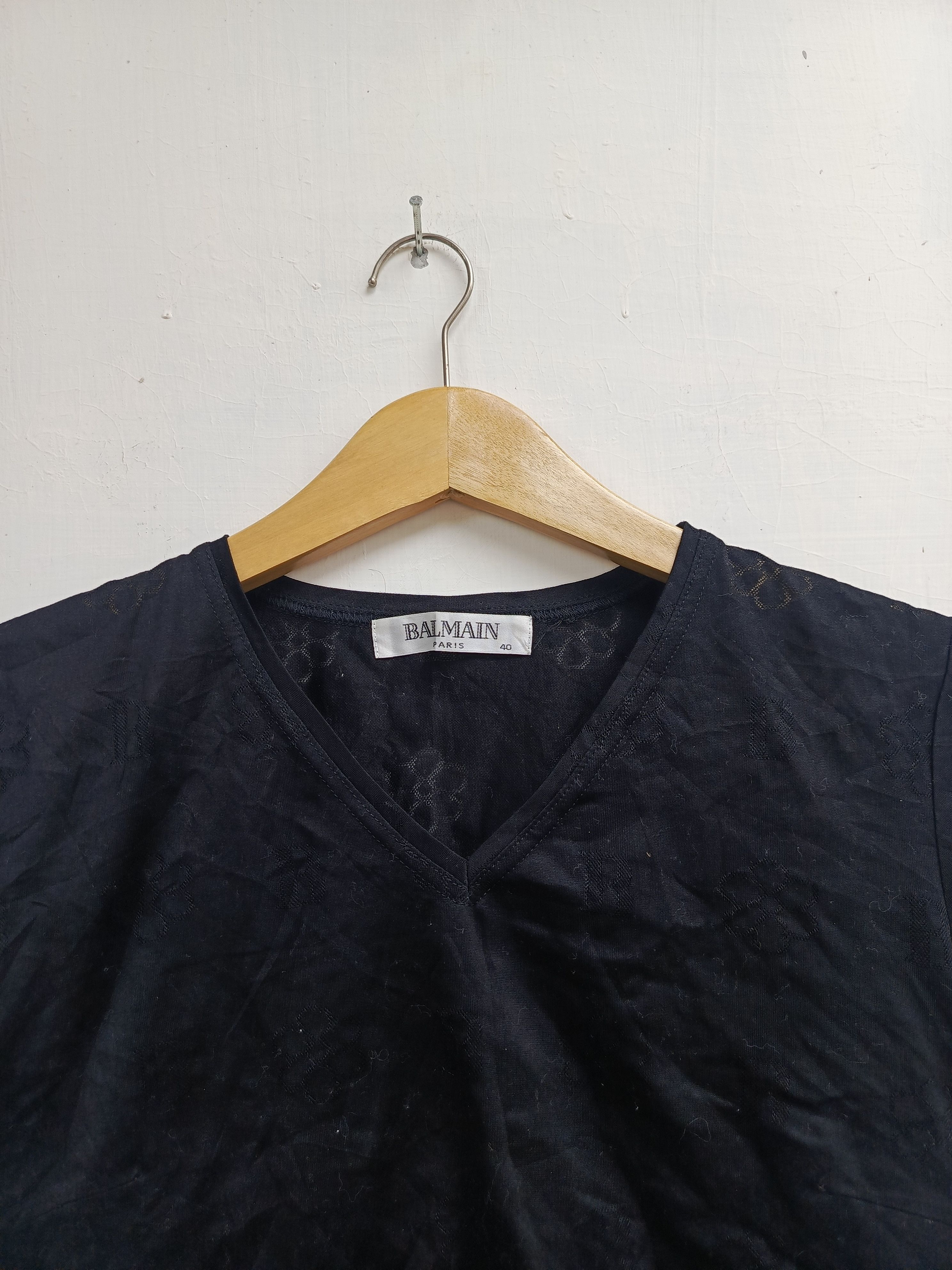 Balmain Balmain Paris short sleeve tshirt Size S / US 4 / IT 40 - 2 Thumbnail