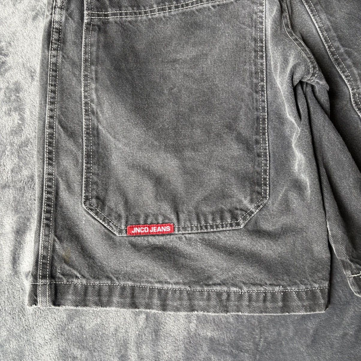 JNCO BURNING BLUE CROWN JNCO JORT Size US 32 / EU 48 - 6 Thumbnail