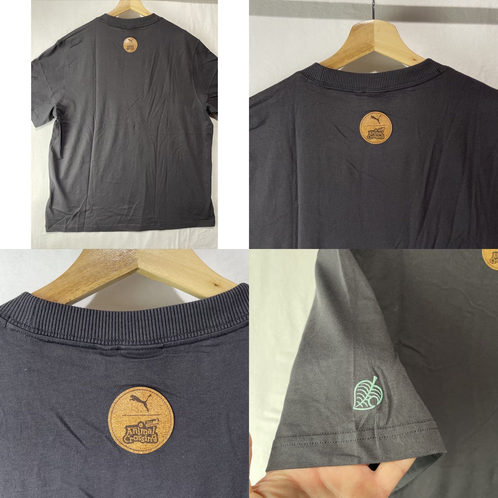 Puma PUMA Animal Crossing Shirt Mens XL Black Graphic Print Video Games Gaming Phantom Chrome Size US XL / EU 56 / 4 - 8 Thumbnail