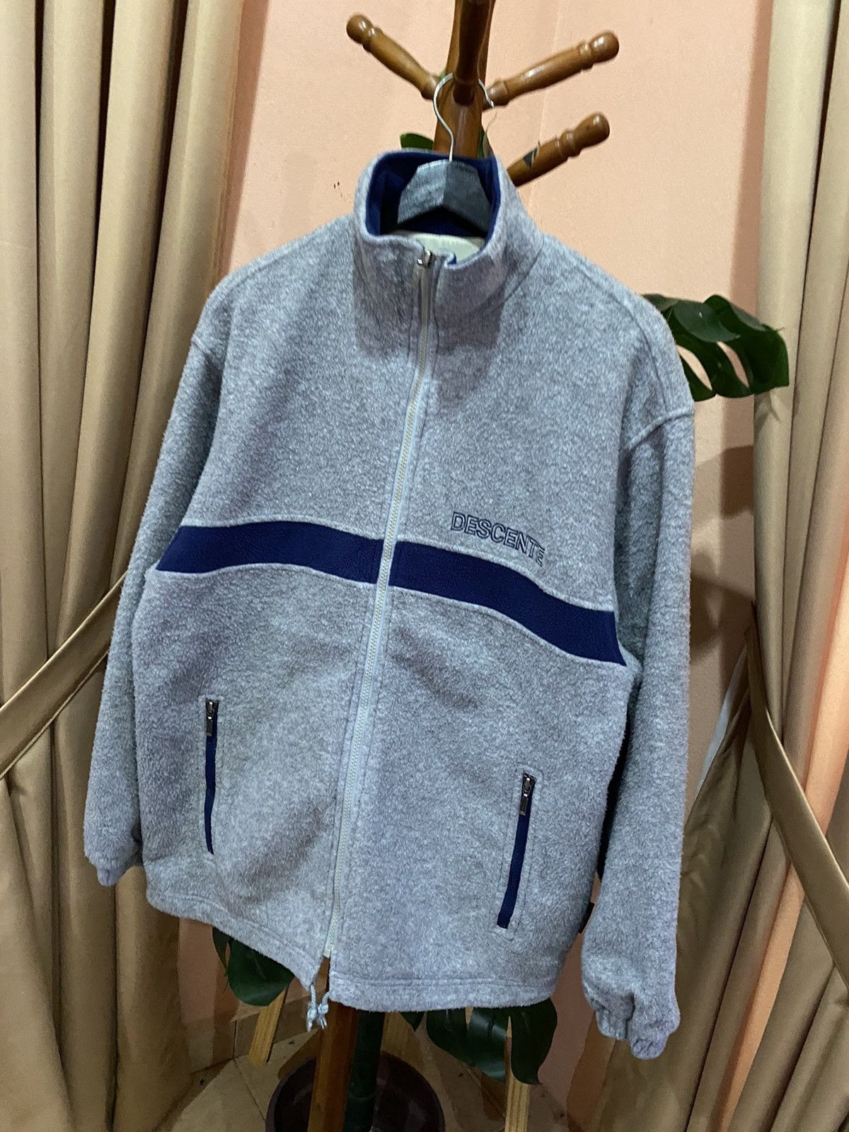 Descente VINTAGE DESCENTE FULL ZIPPER FLEECE JACKET Size US L / EU 52-54 / 3 - 2 Thumbnail