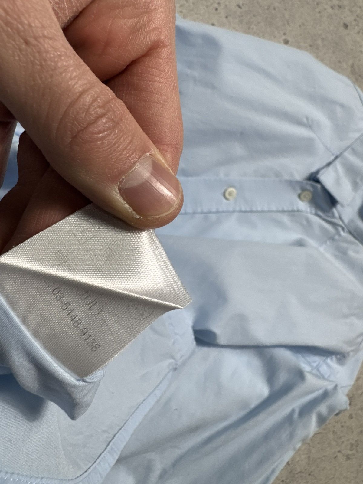 Givenchy Givenchy Luxury Button Up Shirt Blue Size US S / EU 44-46 / 1 - 7 Thumbnail