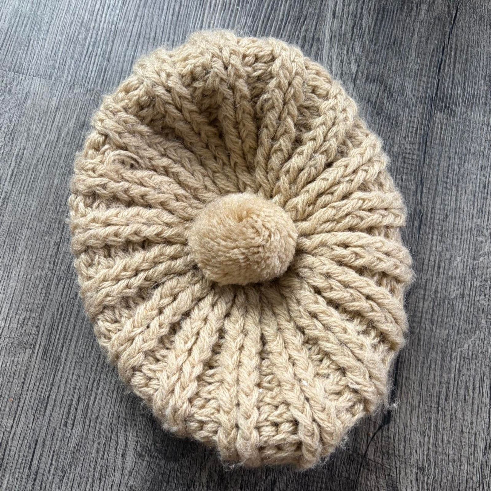 Other Cream knit beanie Size ONE SIZE - 2 Thumbnail