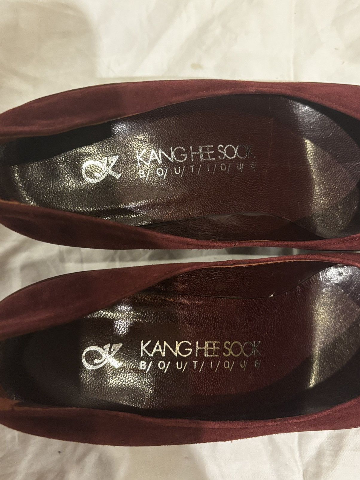 Other Burgundy Suede Pumps.wf494 Size US 6 / IT 36 - 8 Thumbnail